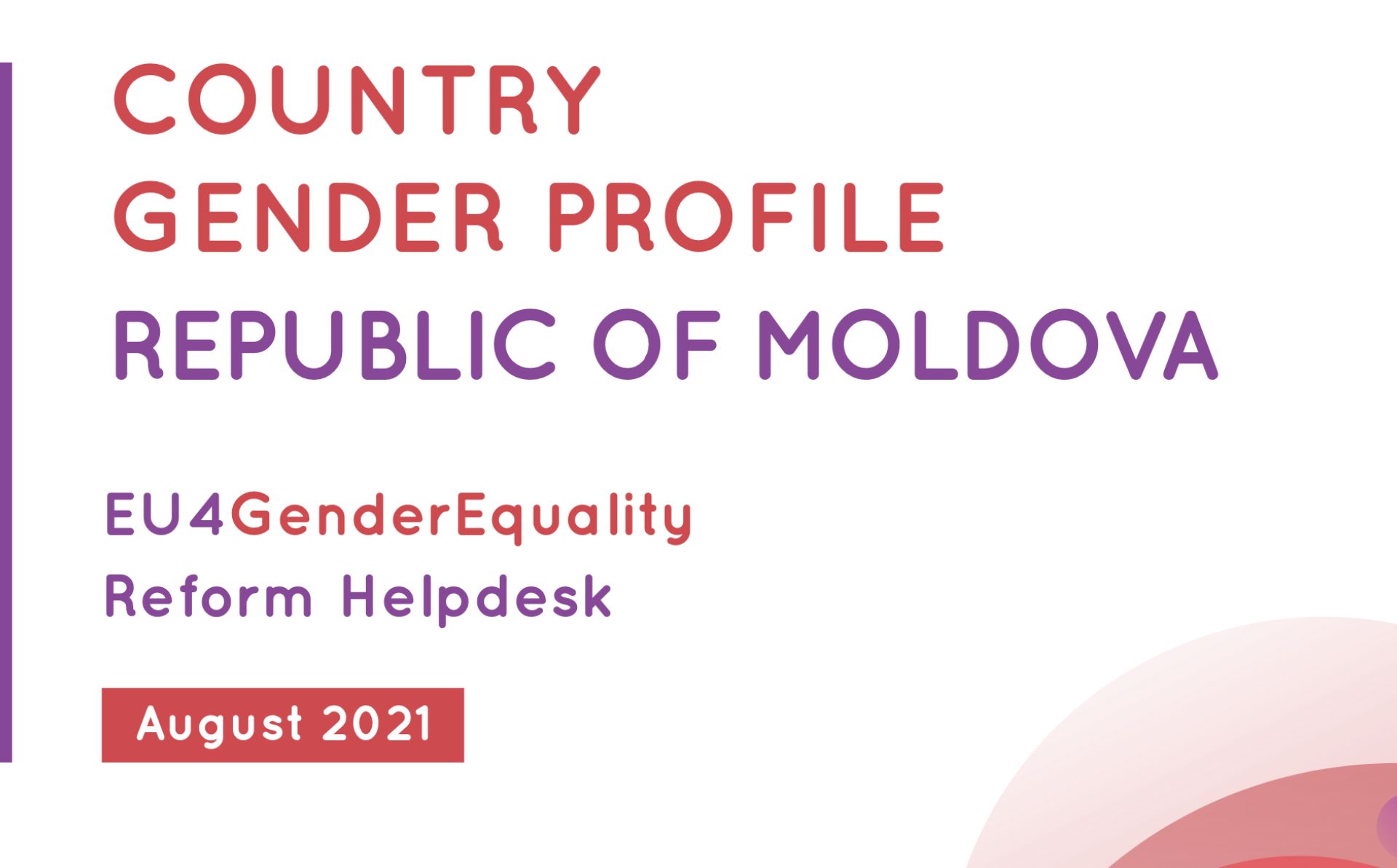 Country Gender Profile of the Republic of Moldova