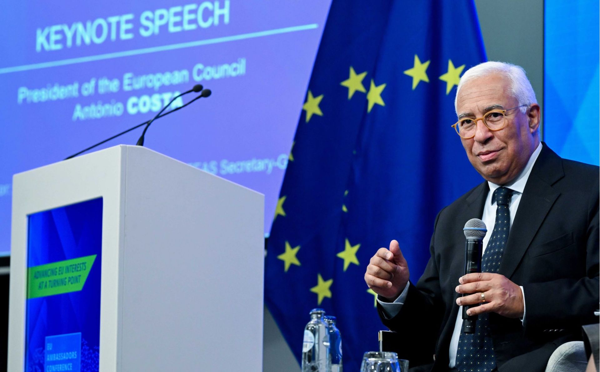 António Costa at EU Ambassadors Conference 2026: 20th package of sanctions against Russia may be approved today