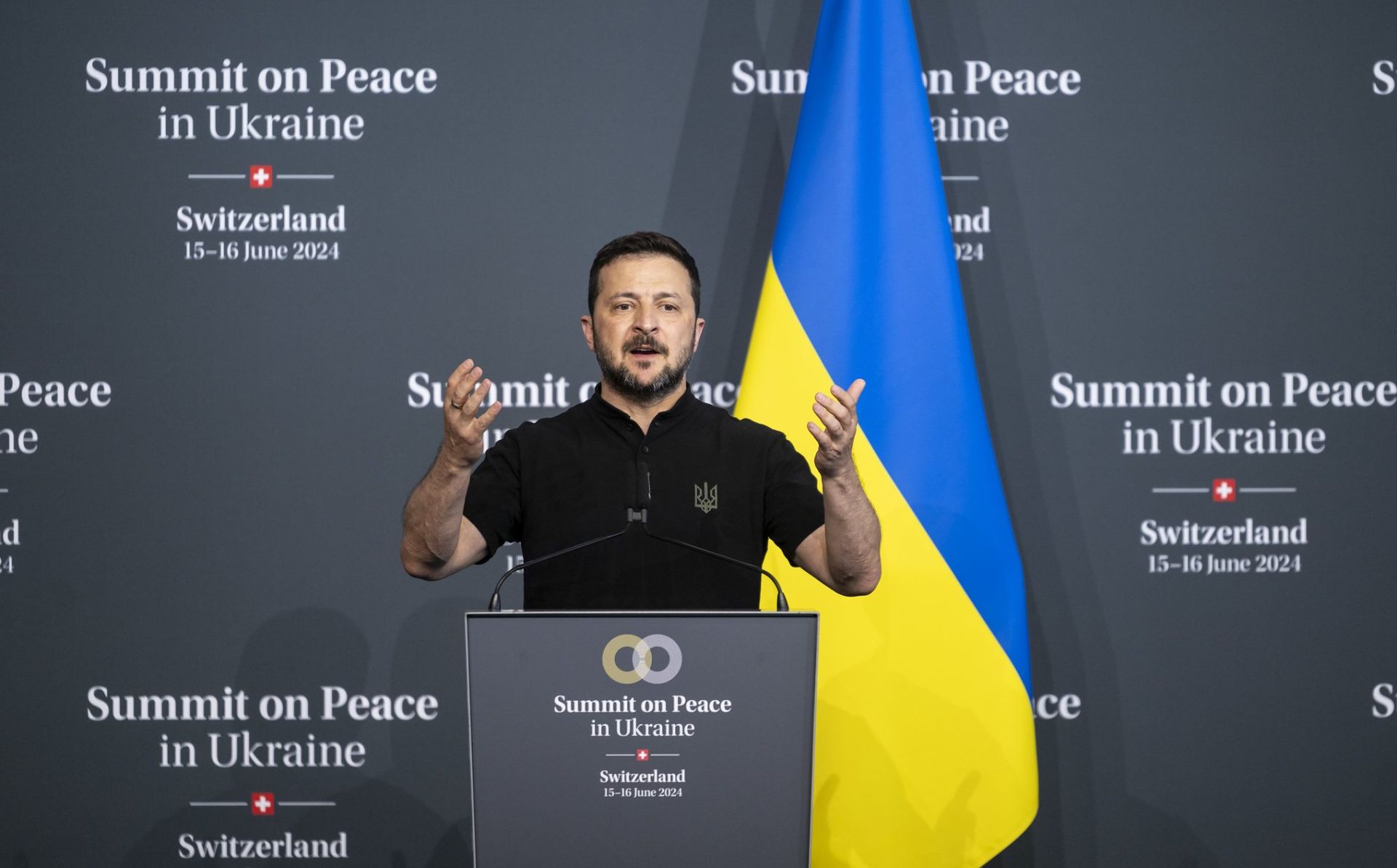 Summit on Peace in Ukraine: it’s up to Ukraine to decide when peace talks with Russia may be possible, says Michel