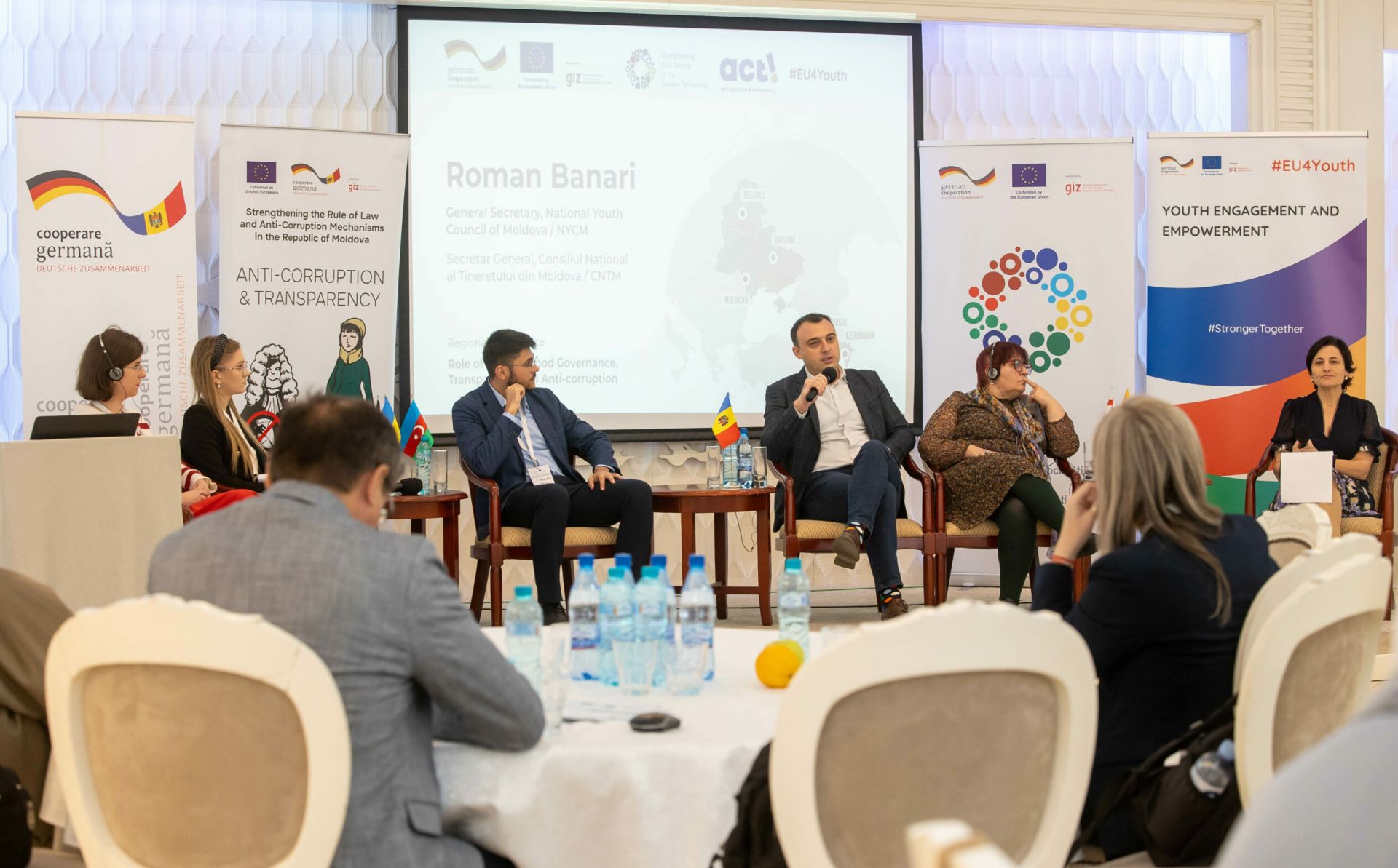 Youth organisations from the Eastern Partnership countries engage in anti-corruption dialogue at Moldova’s Regional Conference
