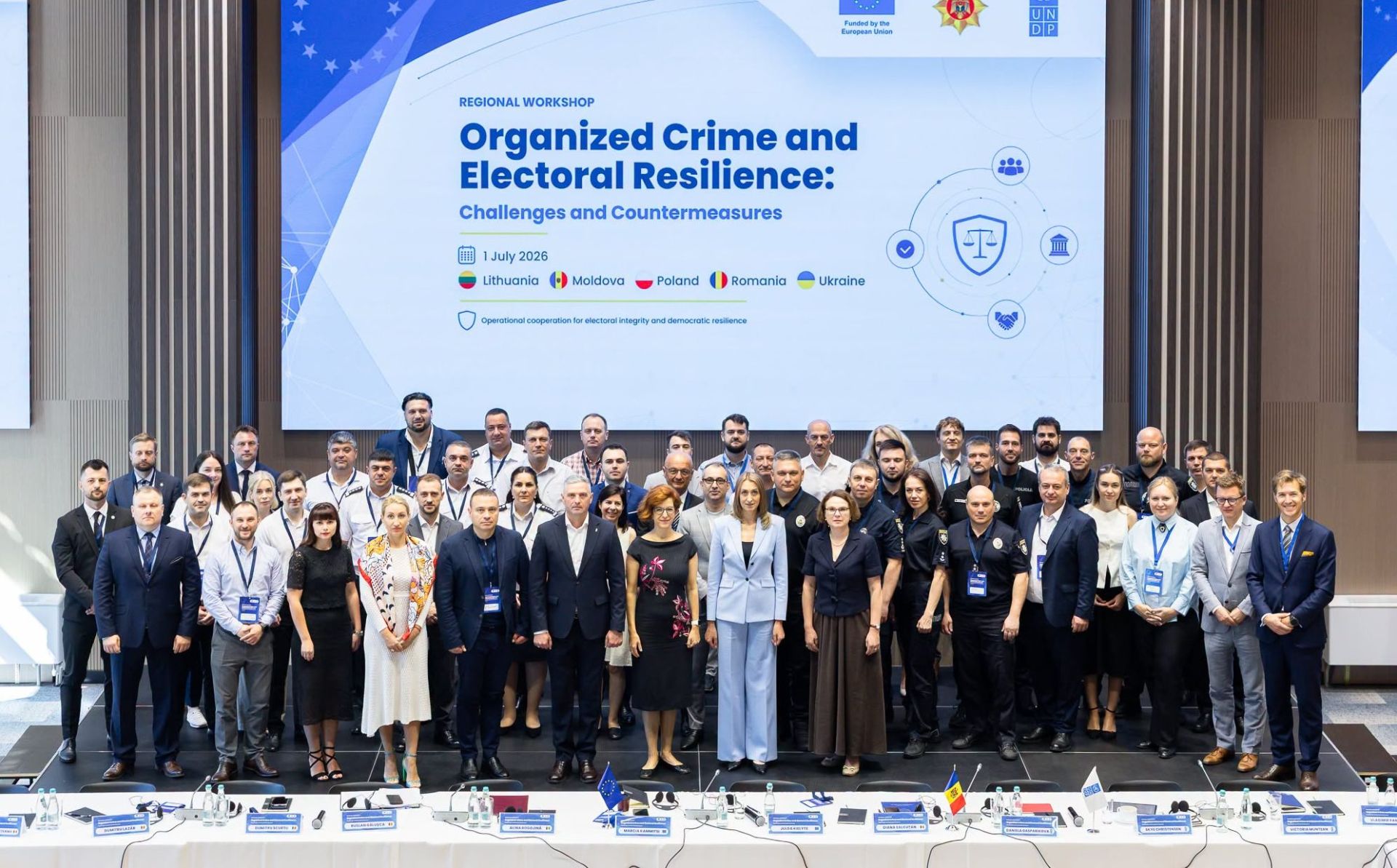 Organised crime and electoral resilience: regional forum brings together law enforcement officials from Moldova, Ukraine and EU Member States