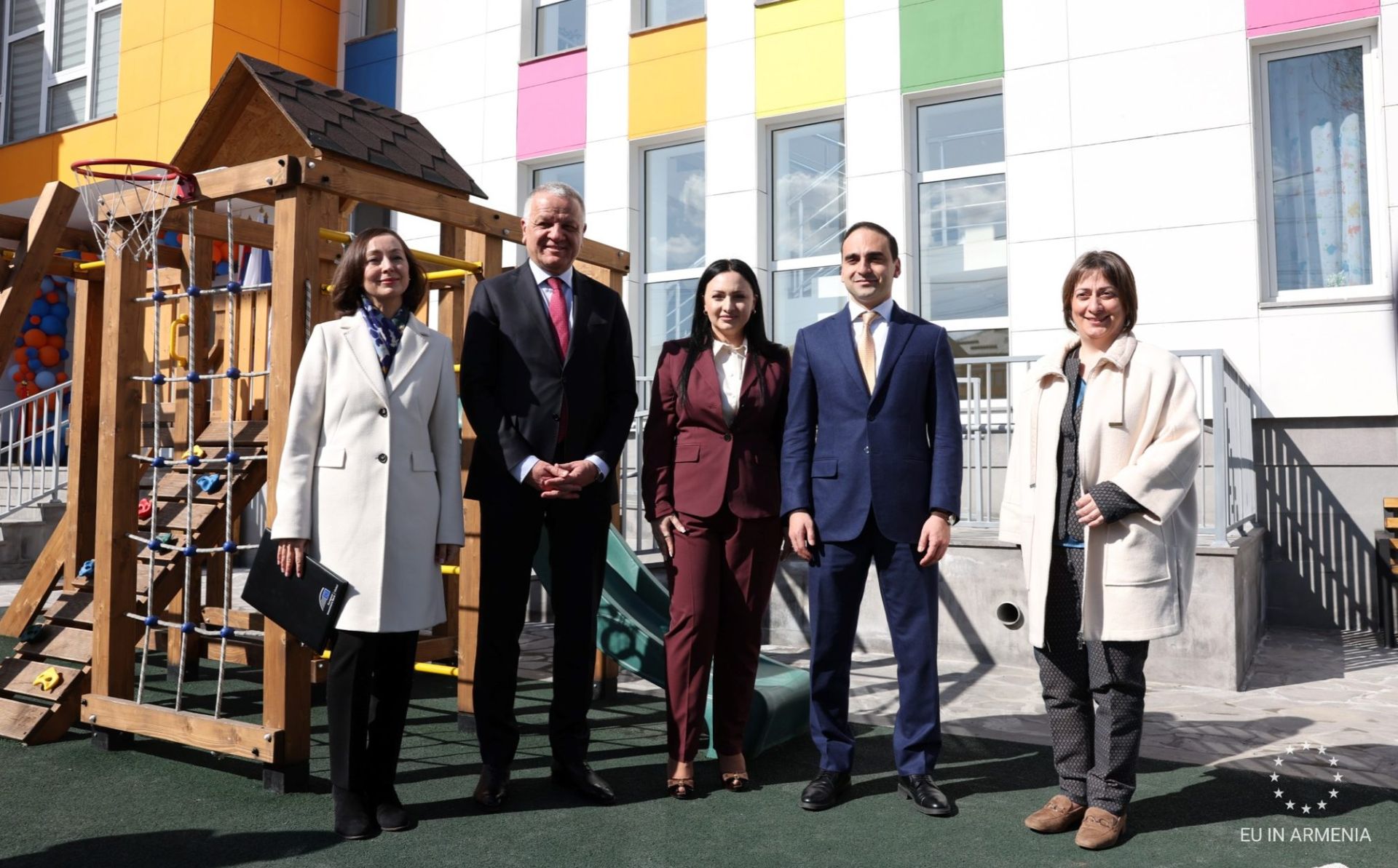 Երեւանում կայացել է ԵՄ-ի, ԵՆԲ-ի եւ ՄԱԶԾ-ի համագործակցությամբ վերանորոգված երկու մանկապարտեզների պաշտոնական բացումը