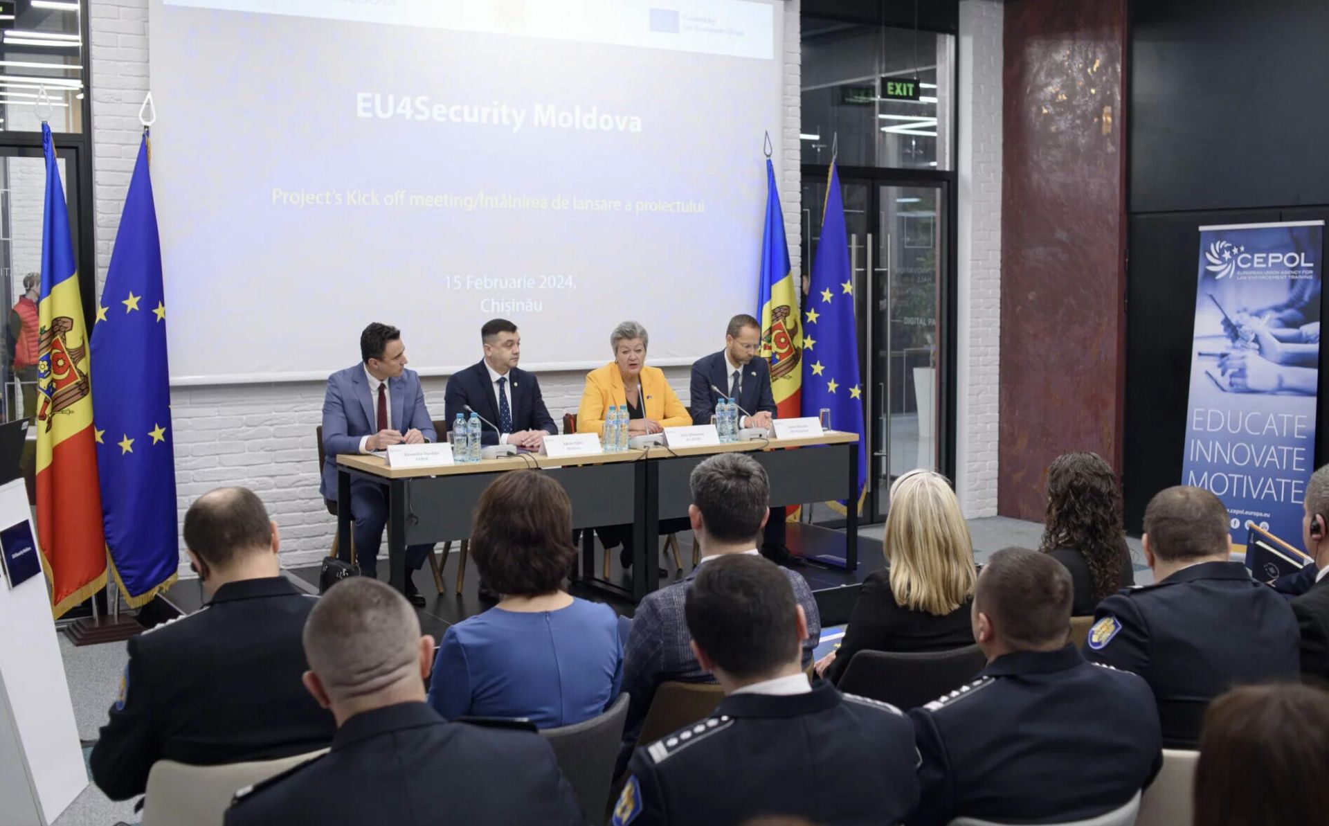 EU and CEPOL launch €5.5 mln project to improve capacities of law enforcement officials in Moldova