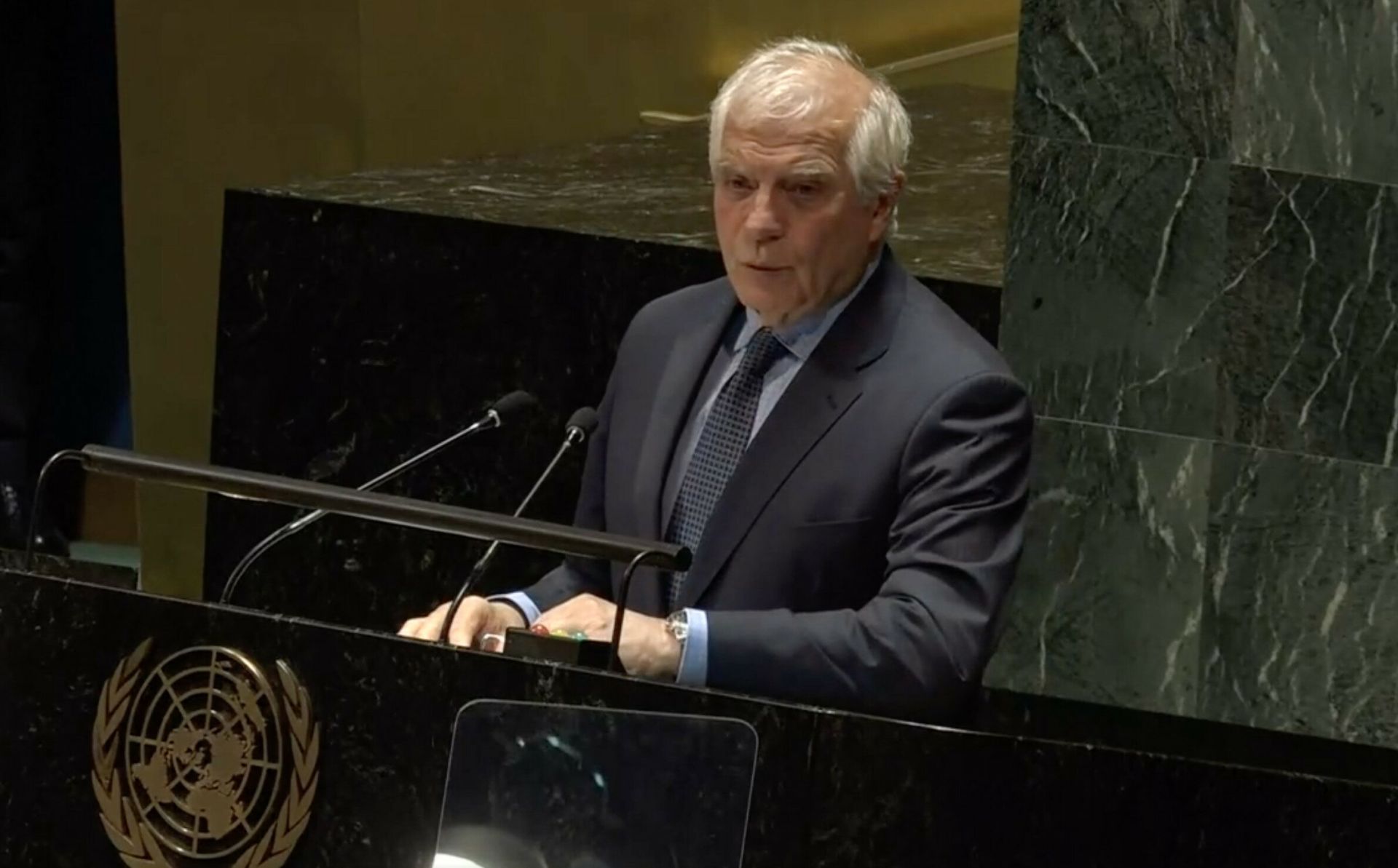 Borrell at UN General Assembly: EU to support draft resolution tabled by Ukraine
