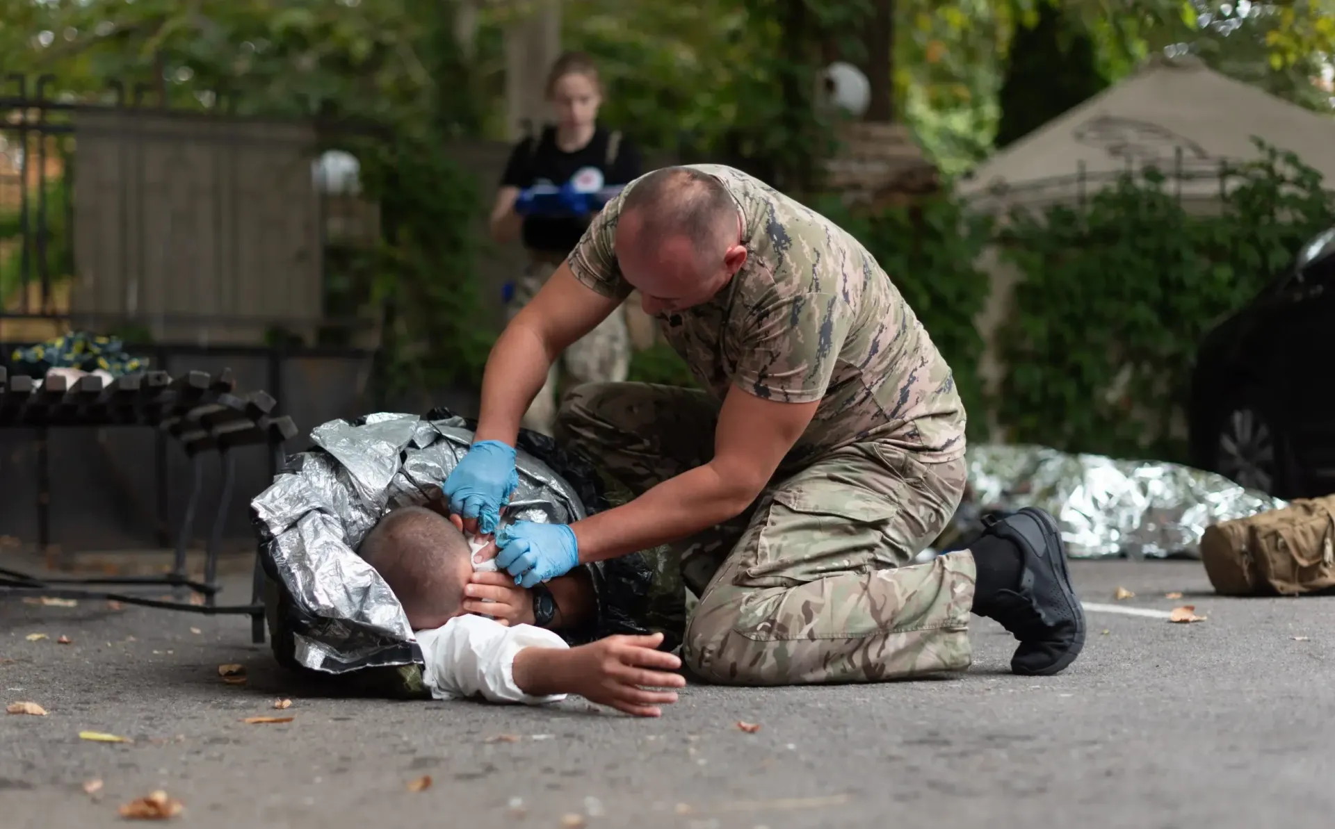EUAM Ukraine trains police officers in tactical first aid