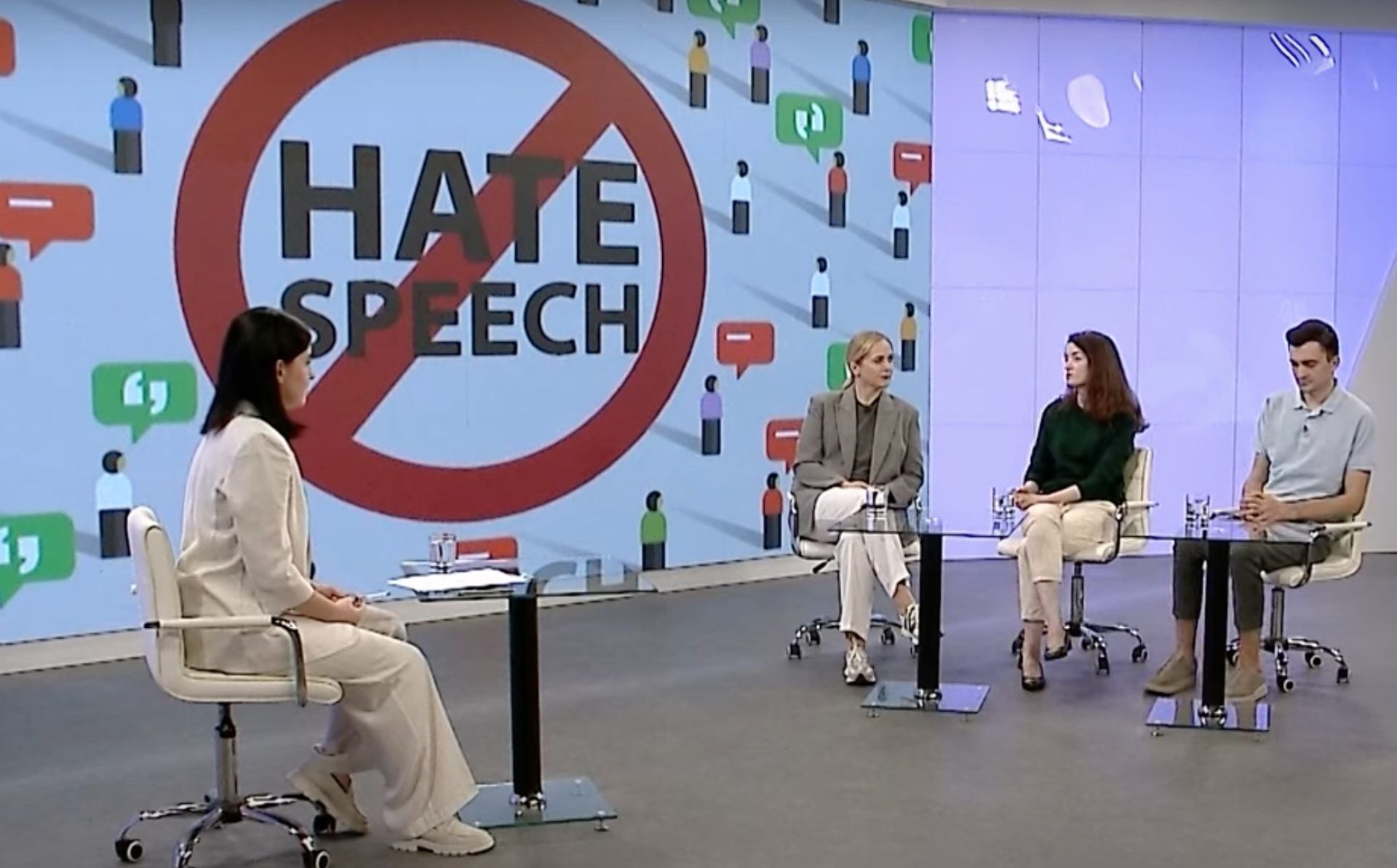 Watch the talk show: how to discourage hate speech on social media