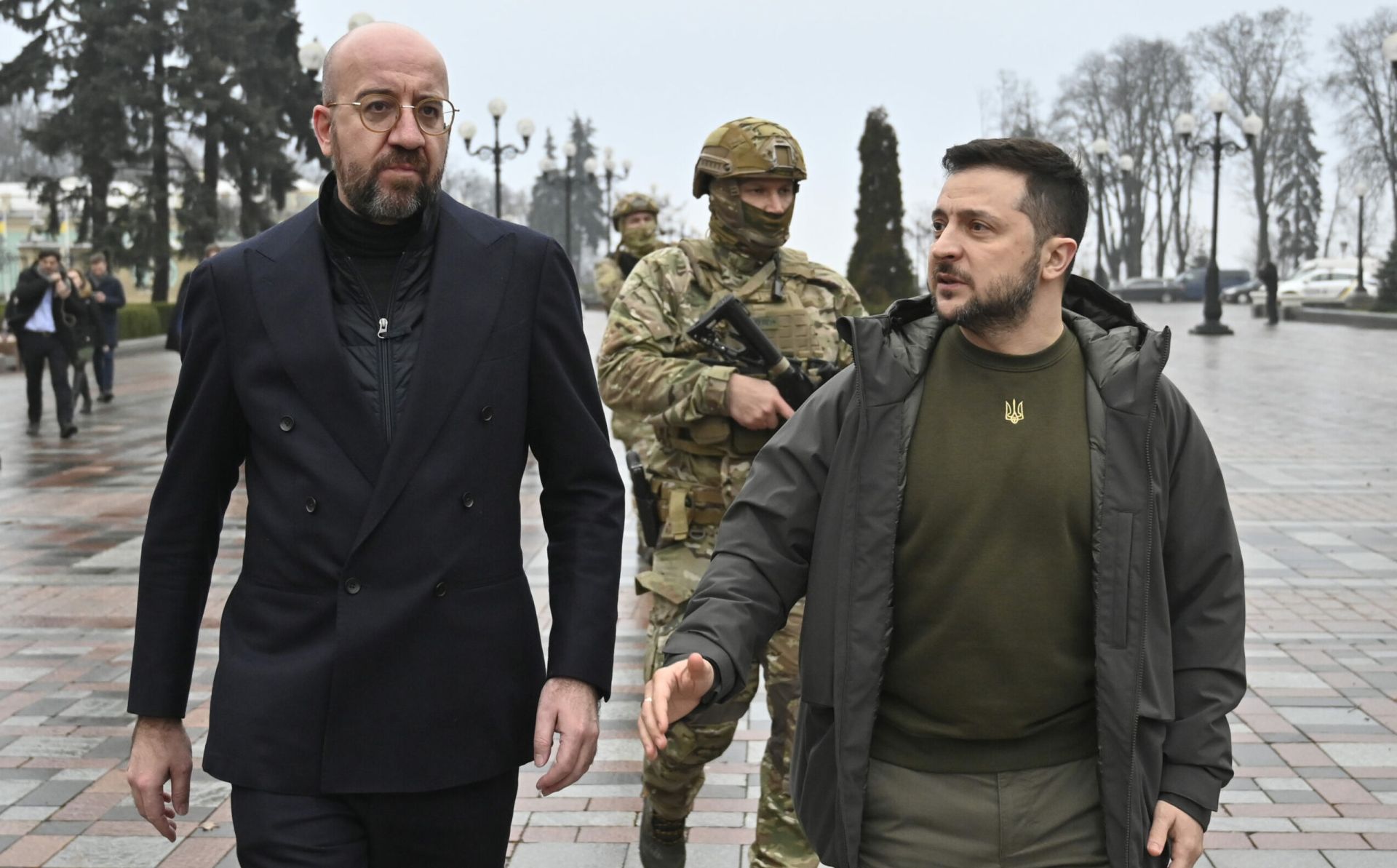 Charles Michel in Kyiv: ‘I have come to Ukraine to tell you: we are all Ukrainian’