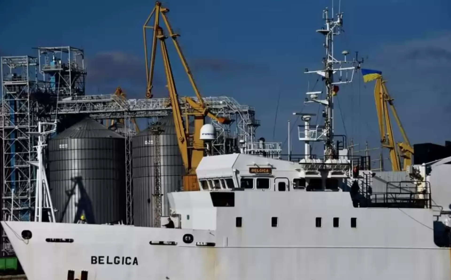 Marine research vessel ‘Belgica’ arrives in Odesa