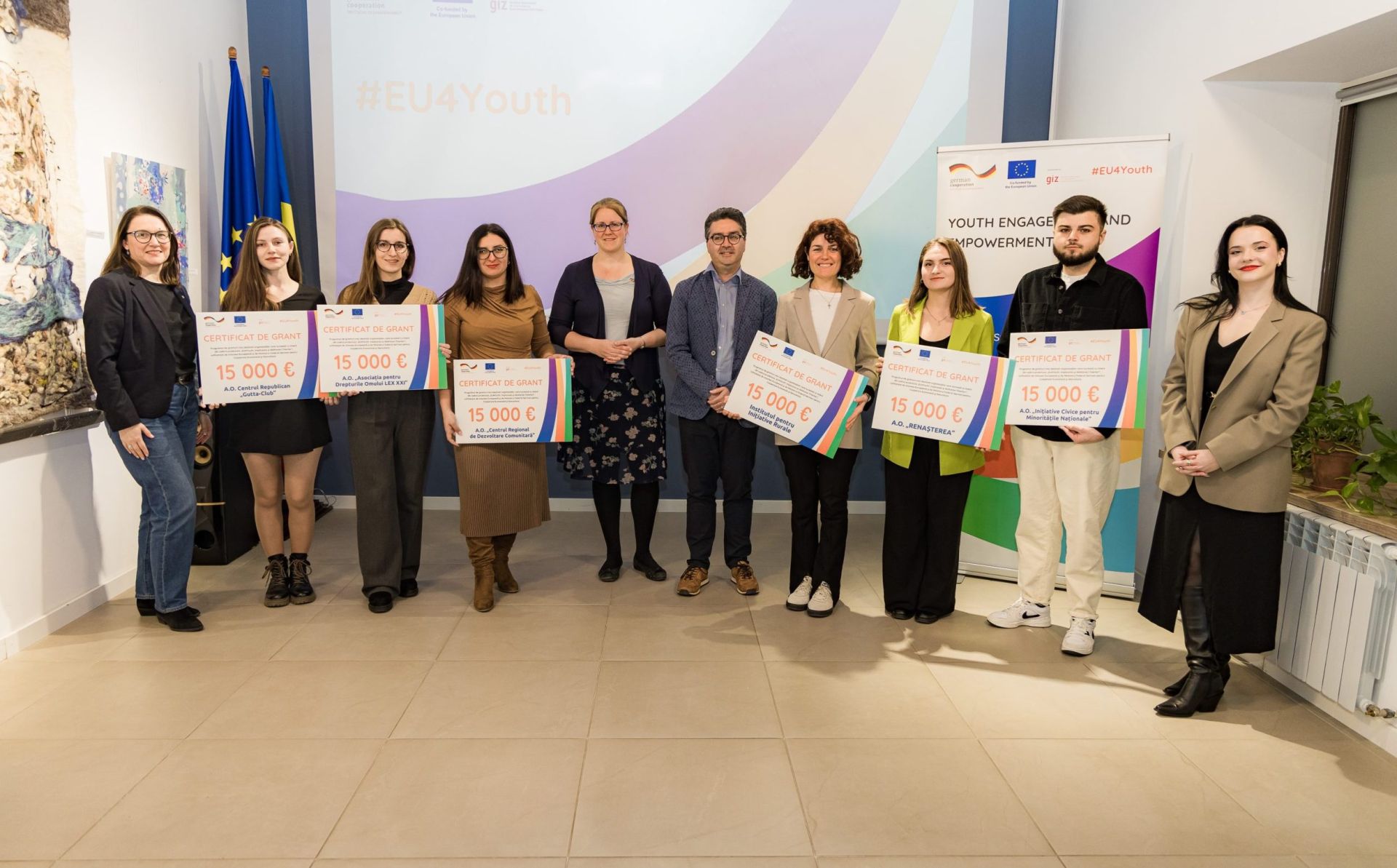 EU4Youth IV: six Moldovan NGOs awarded €15,000 grants to support young people in remote areas