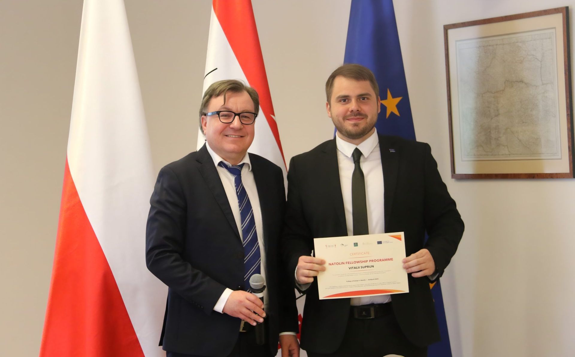 Vitalii Suprun, a new generation empowered by the EU4Youth Natolin Fellowship Programme 