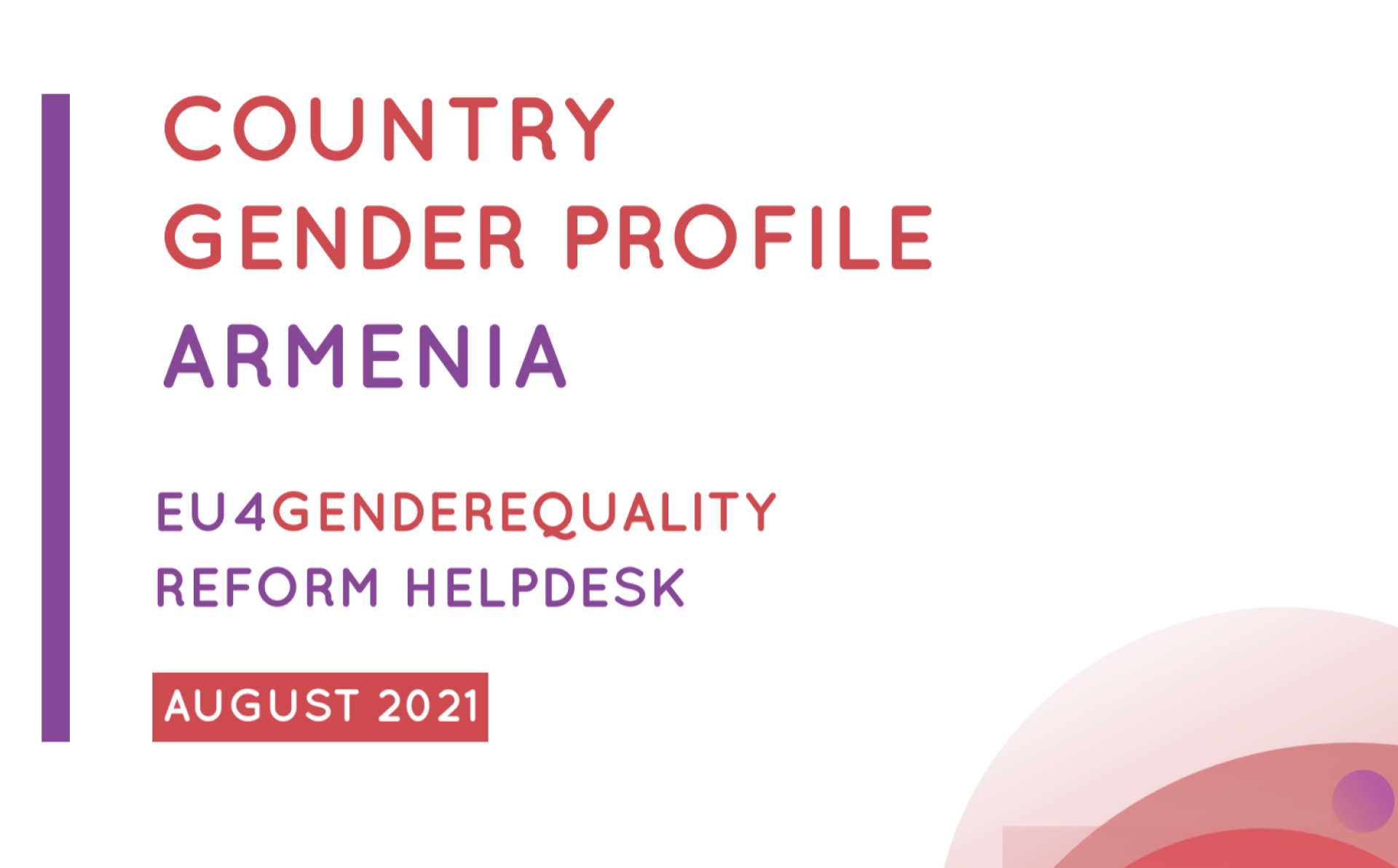Country Gender Profile of the Republic of Armenia