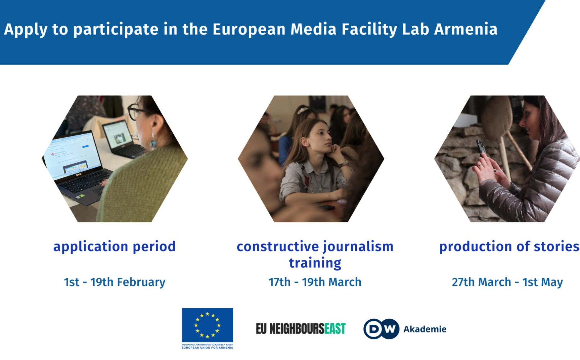 Apply to participate in the European Media Facility Lab Armenia