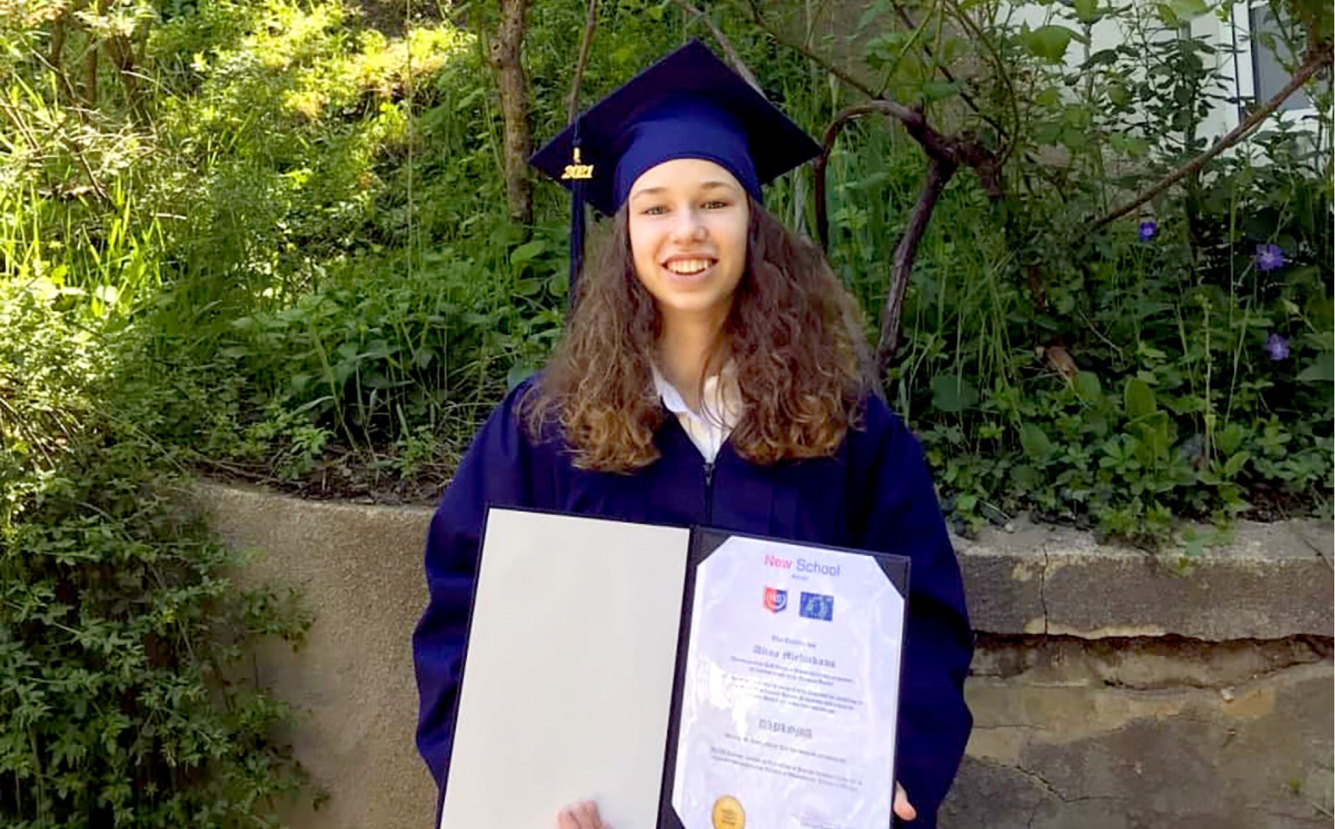 Alina’s journey: from Navapolatsk to New York via the Tbilisi European School