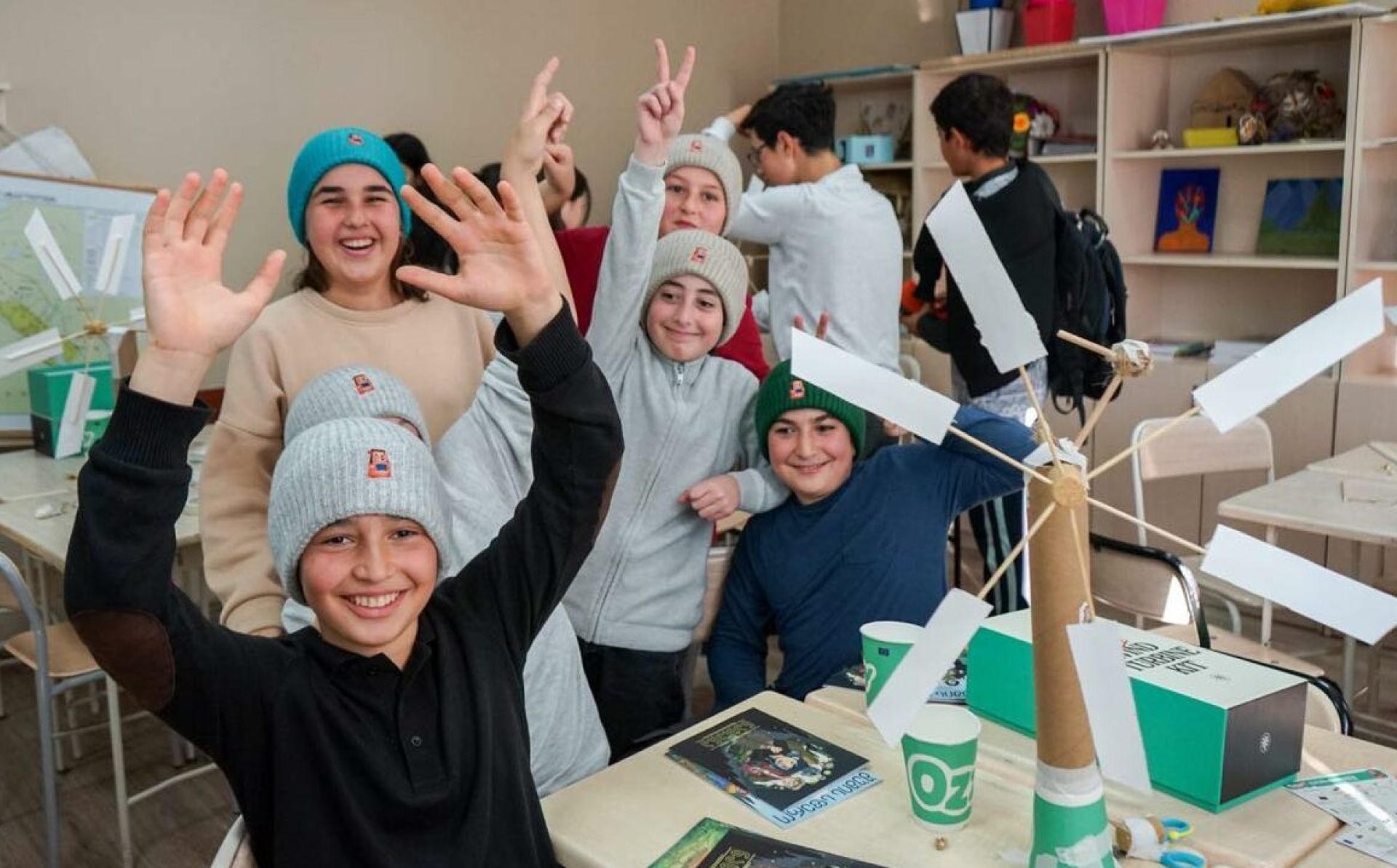 Ozzy Energy Campaign 2023: YEAs visit schools in Bolnisi, Georgia to talk about renewable energy