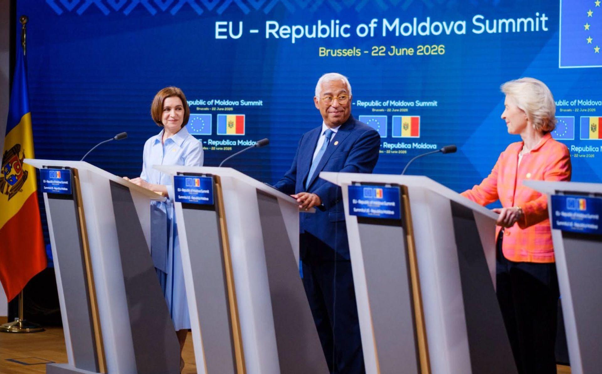 Top EU leaders announce major investments in Moldova at EU-Moldova Summit in Brussels