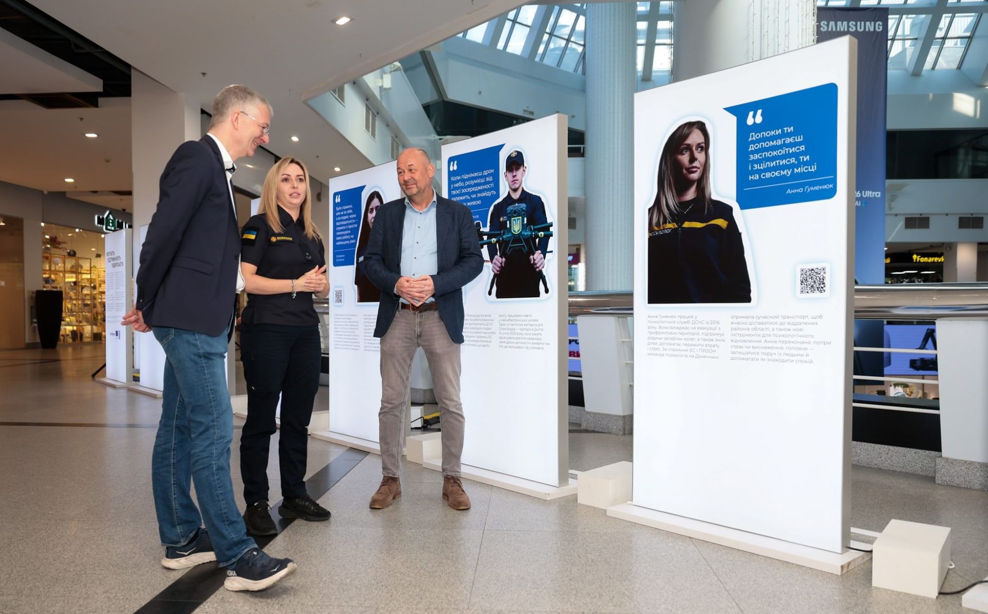 Ukraine: EU4Recovery photo exhibition on rescuers opens in Dnipro