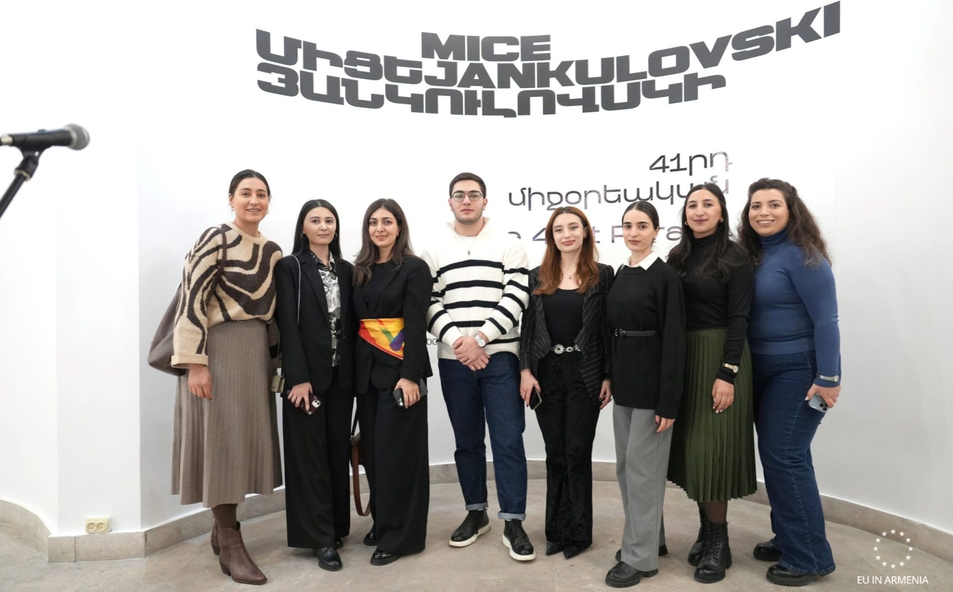 Young European Ambassadors present their network to EU and Armenian officials
