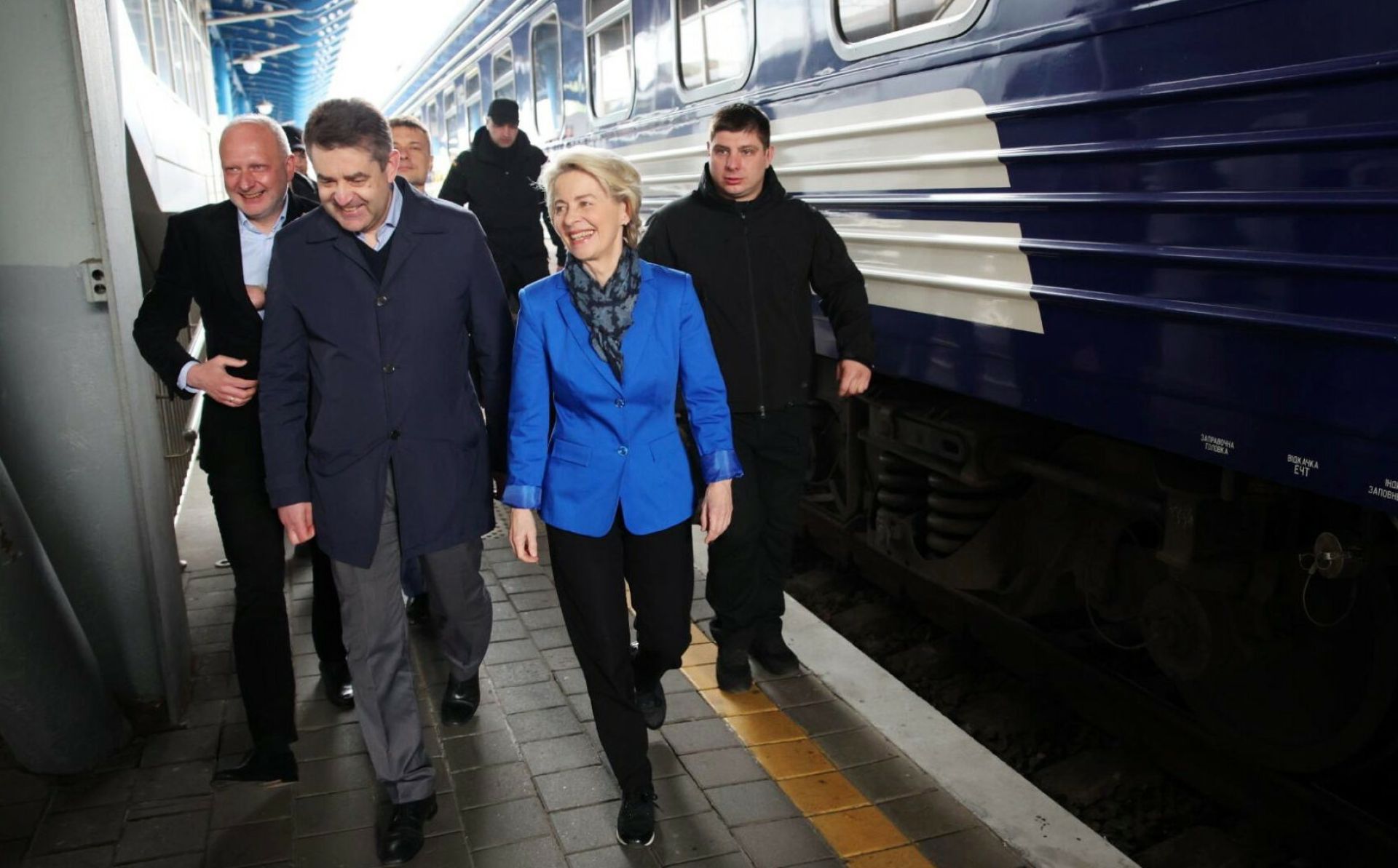 Ursula von der Leyen in Kyiv to celebrate Europe Day