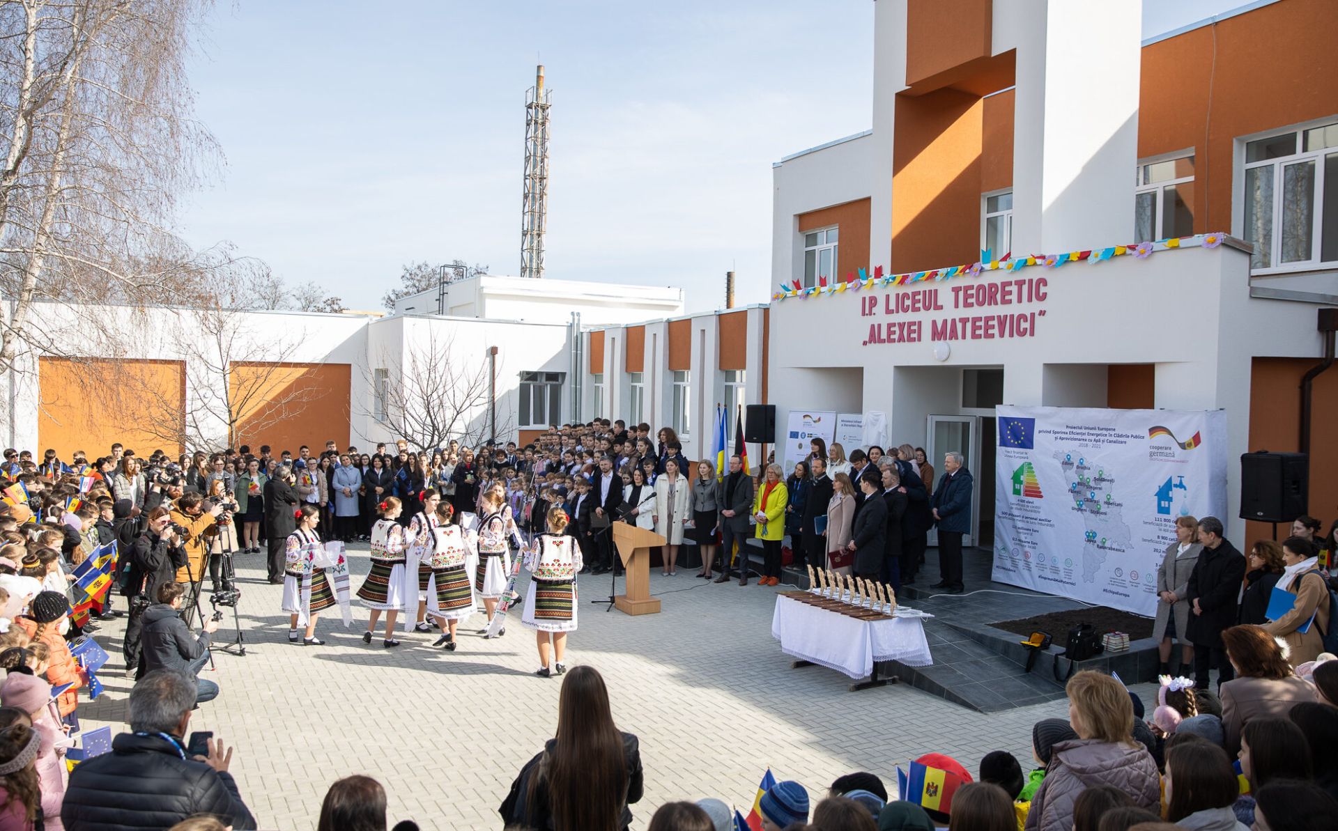 Moldova: Alexei Mateevici’ Theoretical Secondary School in Soldanesti opens its doors after renovation