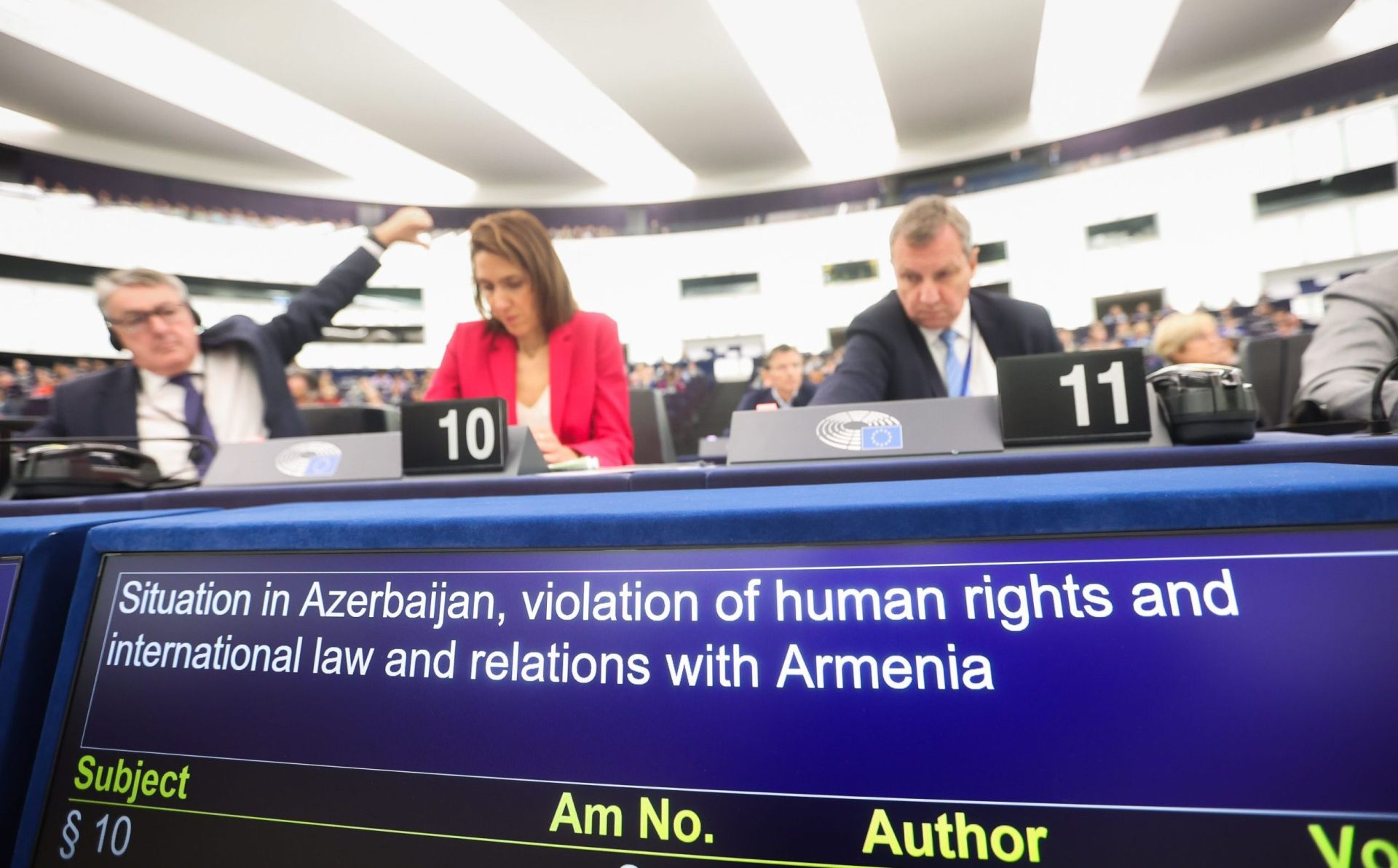 European Parliament denounces violations of human rights and international law by Azerbaijan