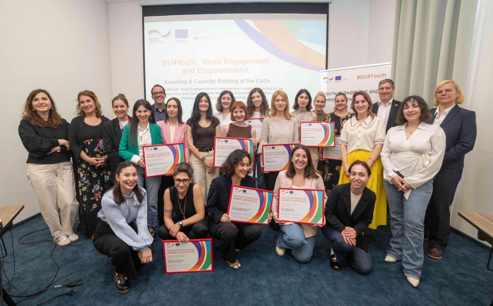 EU4Youth: Youth Engagement and Empowerment project awards small grants to youth organisations in Georgia