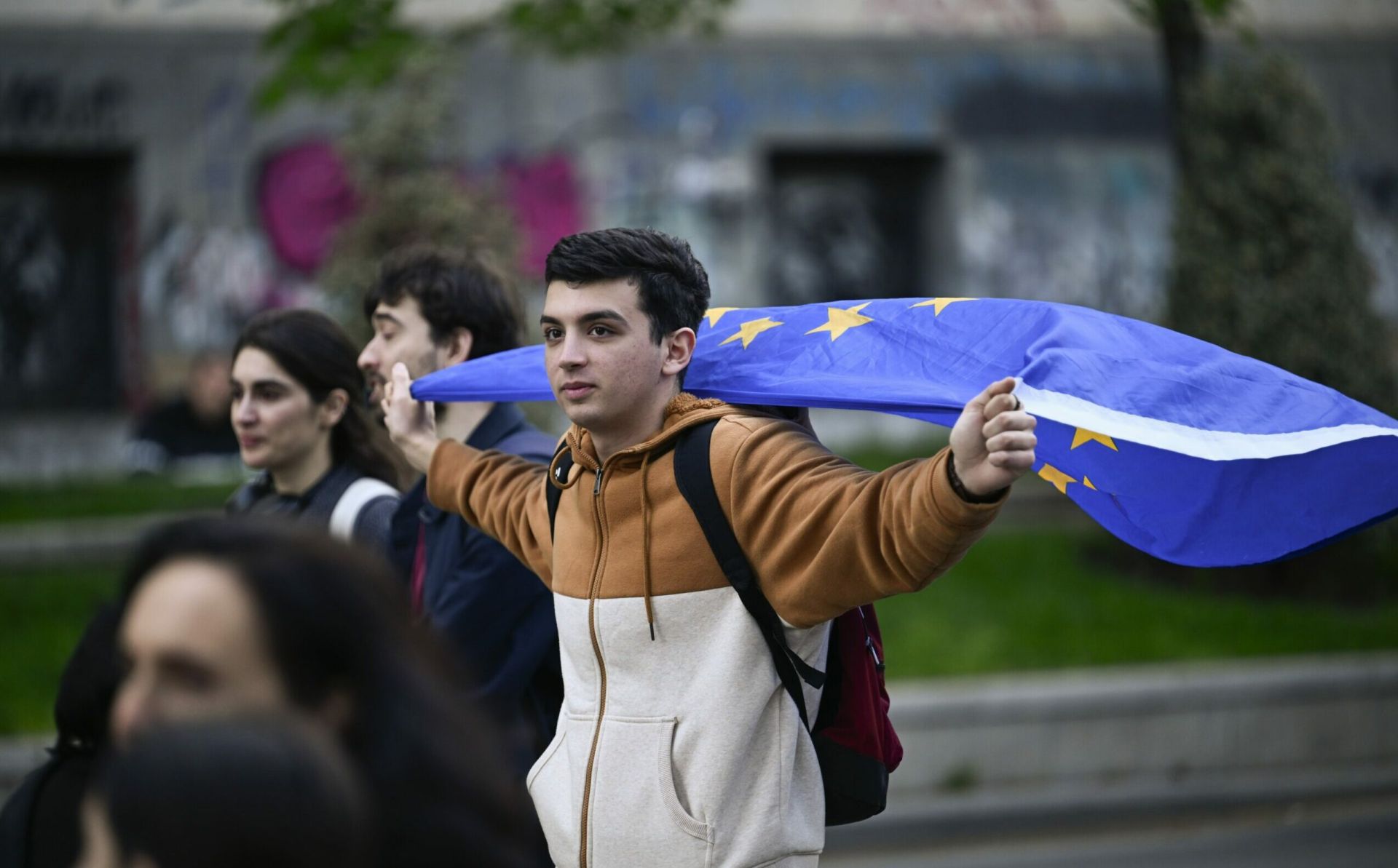 EU condemns ‘intimidation, threats and physical assaults’ against protesters in Georgia
