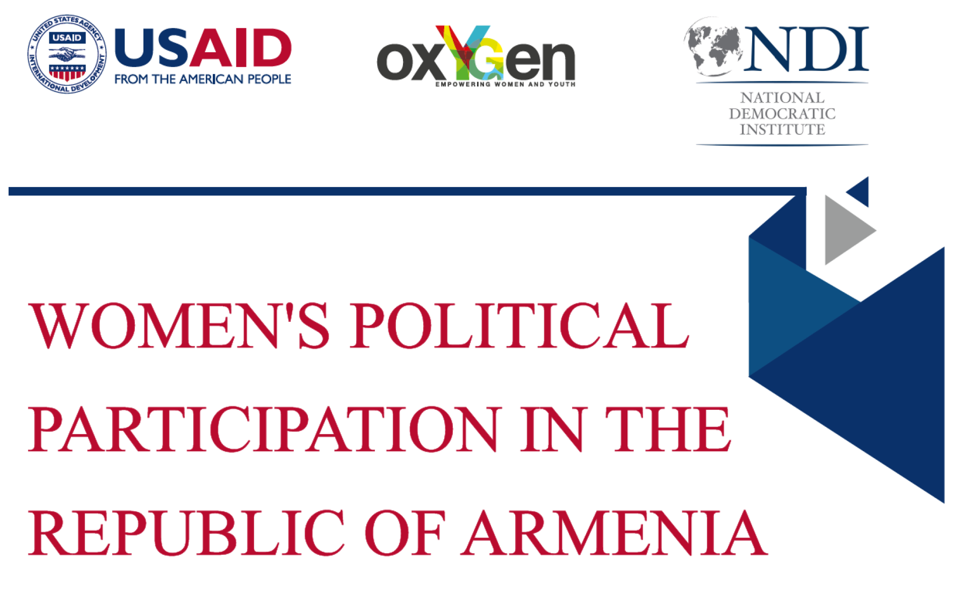 Women’s Political Participation in the Republic of Armenia