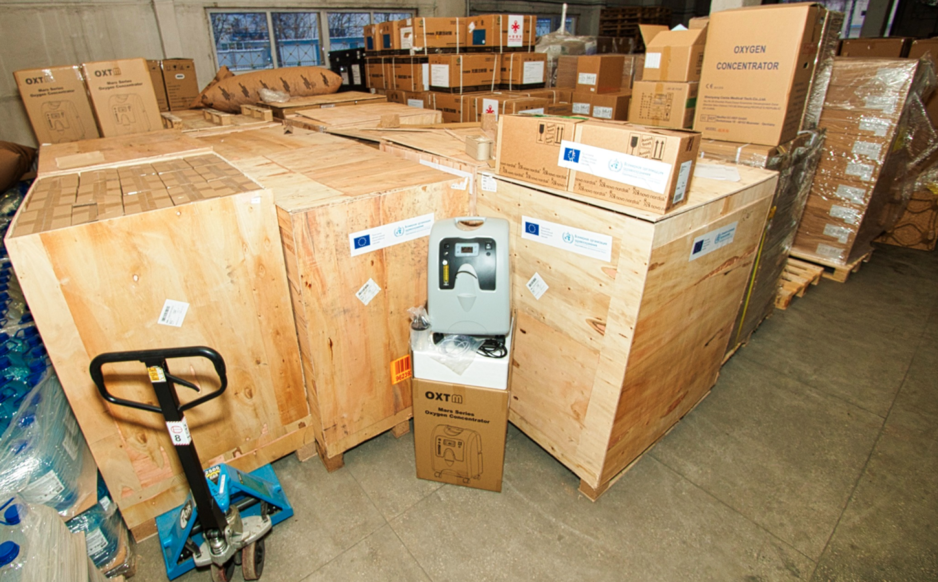 COVID-19: WHO and EU deliver oxygen concentrators to Belarus