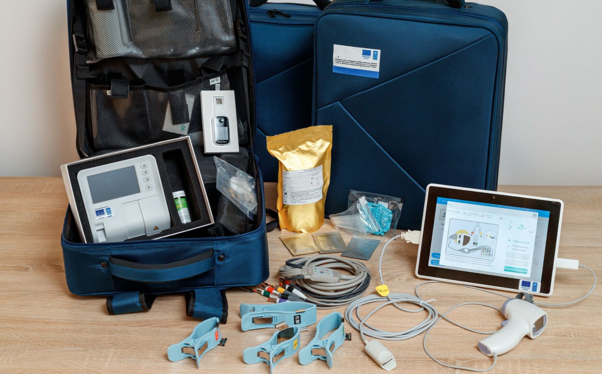 EU and UNDP deliver telemedicine suitcases to remote medical facilities in Ukraine