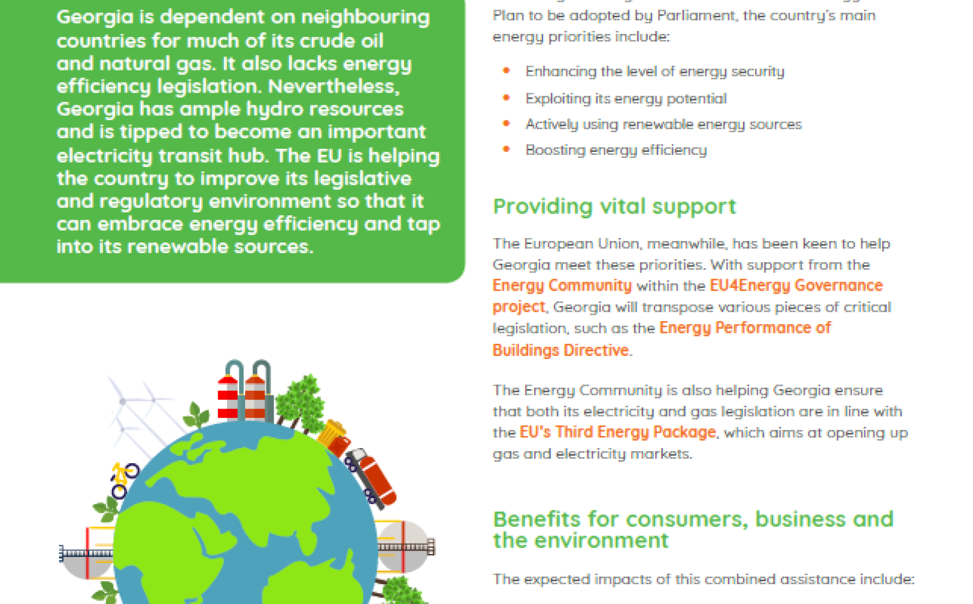 EU supports energy reform in Georgia