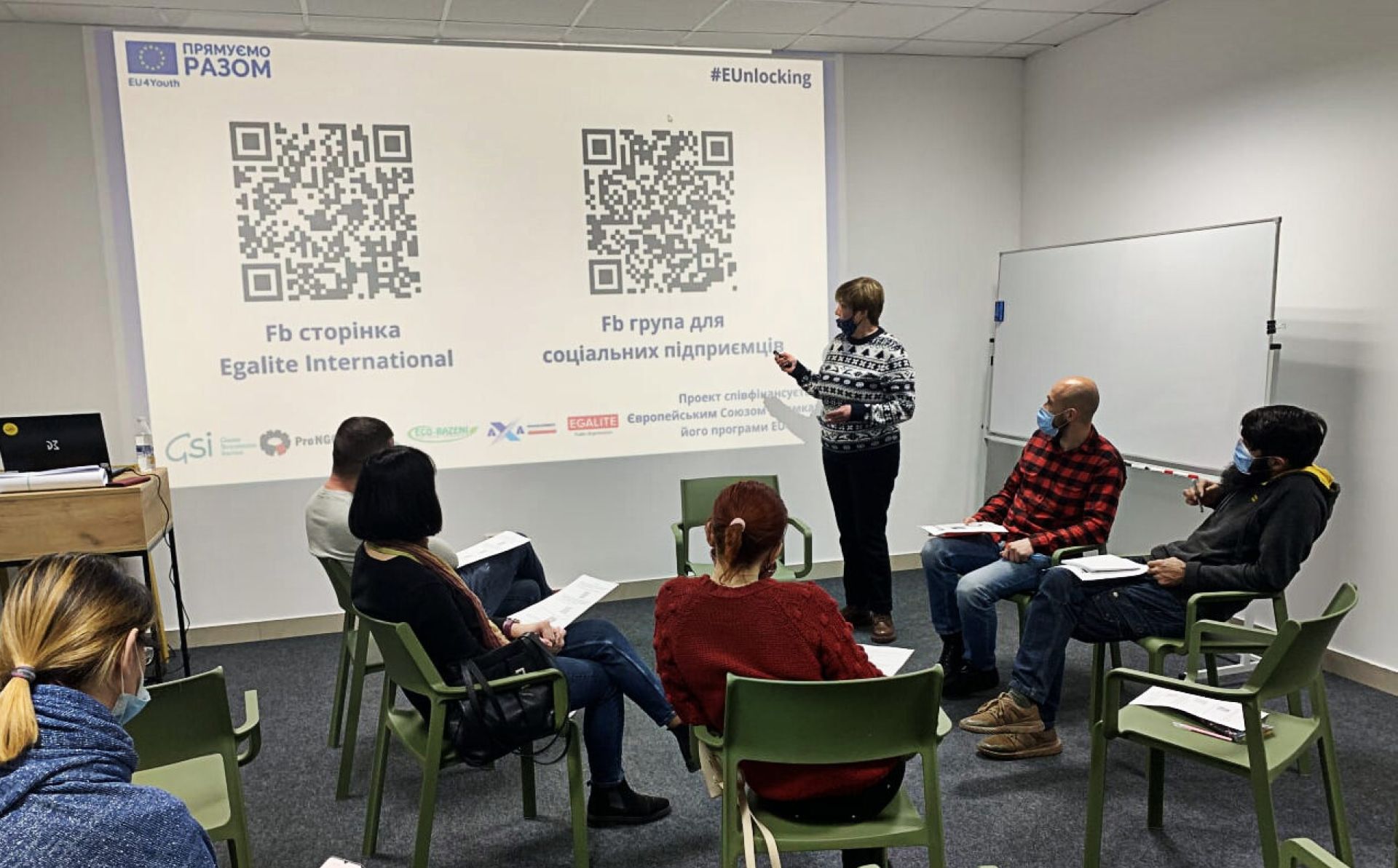 EU4Youth: у Вінниці ветеранів навчали писати бізнес-проєкти для отримання фінансування