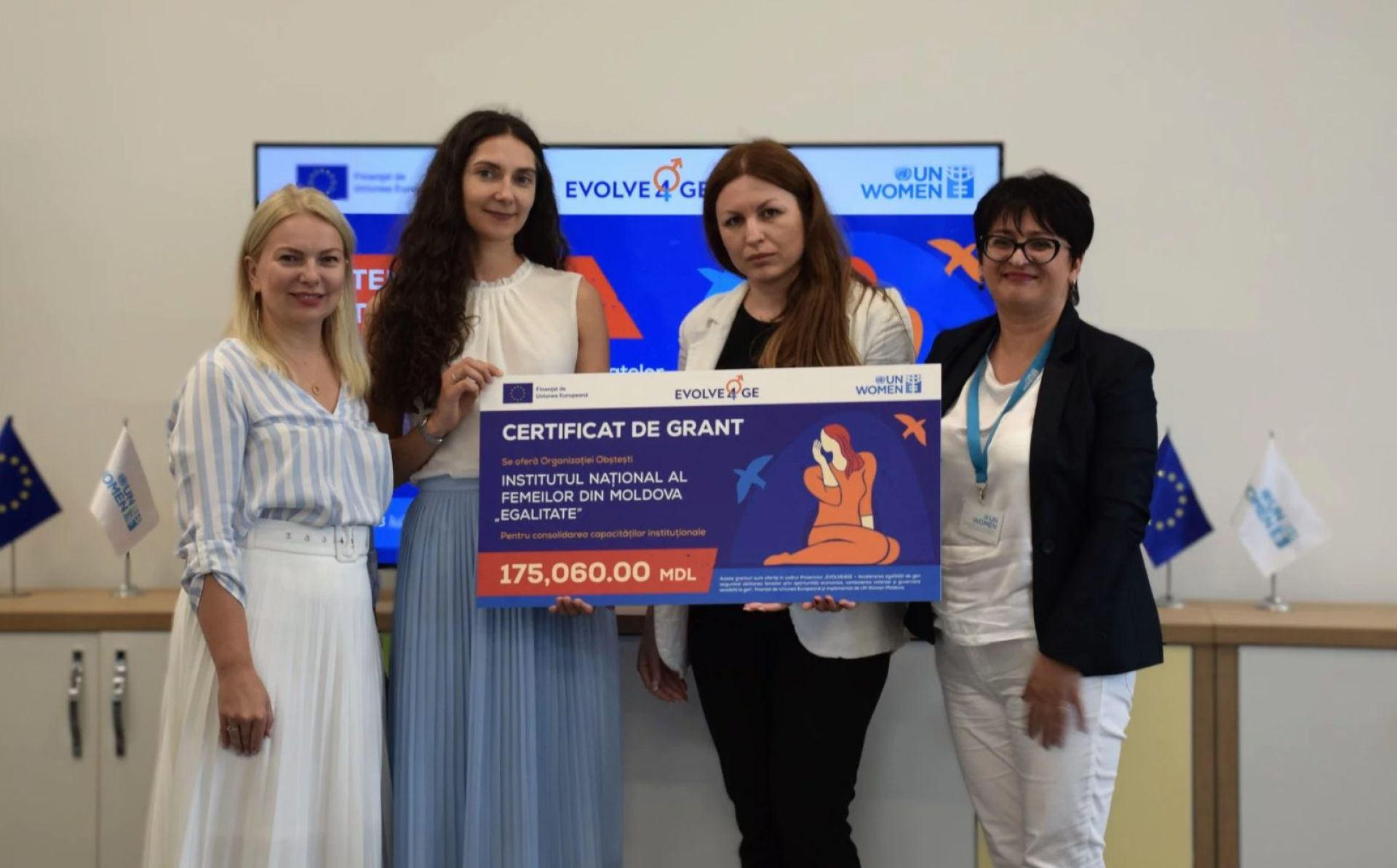 Six civil society organisations in Moldova receive financial support to combat violence against women and girls