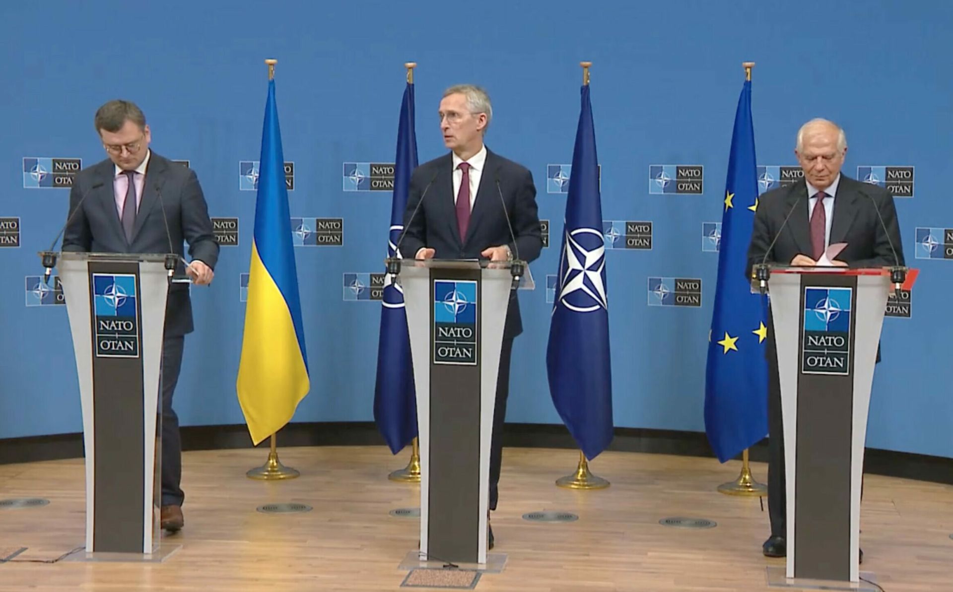 EU, NATO and Ukraine discuss procurement of arms and ammunition in first trilateral meeting