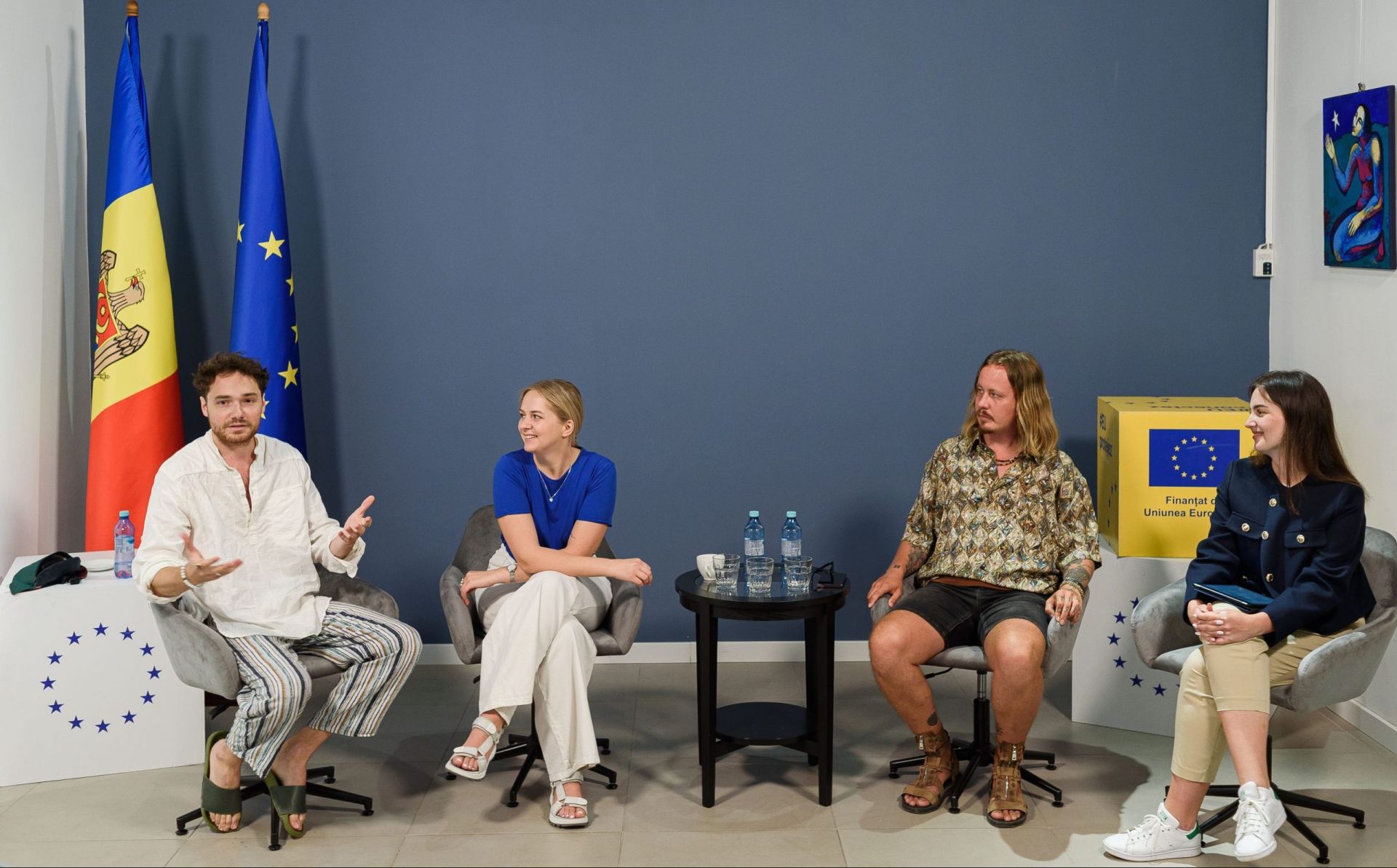 ShapeYourFuture: Moldovan influencers talk about EU at Europe Café in Chisinau