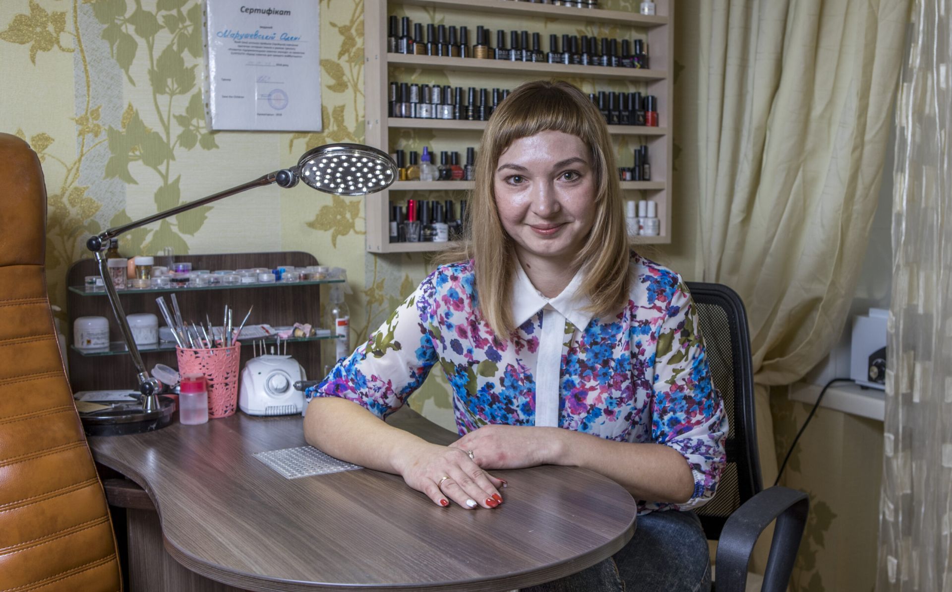 A second chance in Donetsk: how EU support gave Olena better skills for a better future