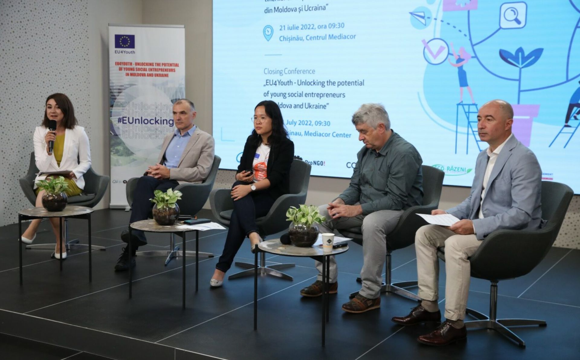 EUnlocking project comes to an end, having helped young social entrepreneurs in Moldova and Ukraine to launch social start-ups￼