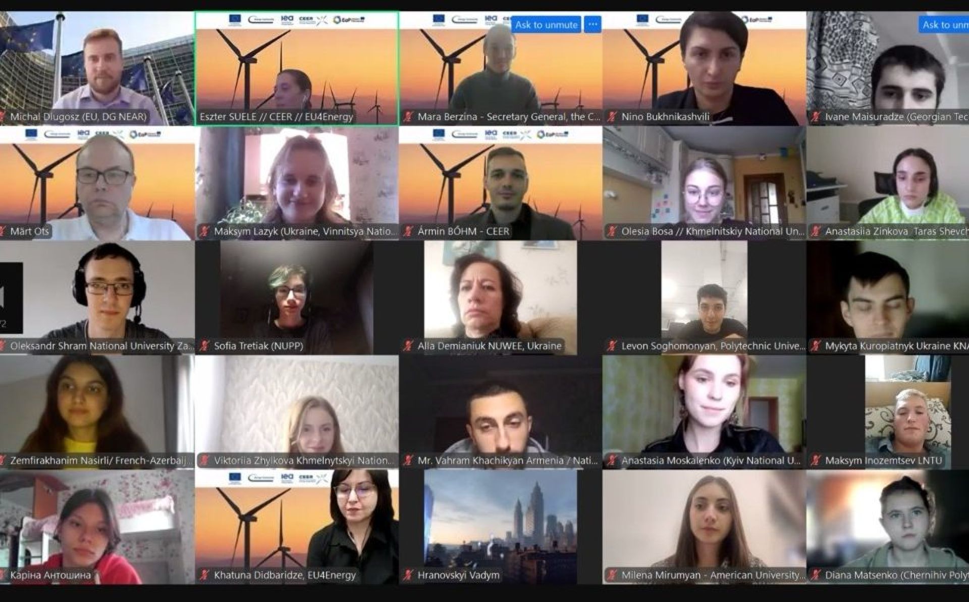 Autumn Digital EU4Energy Week for EaP universities 2024 – Empowering Eastern Partnership university students with opportunities in the energy sector