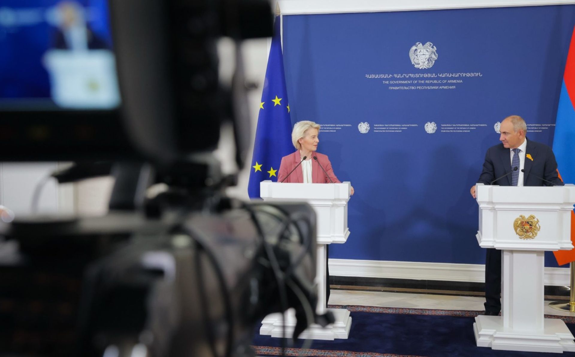 Von der Leyen announces new funding and Autonomous Trade Measures to liberalise almost 80% of Armenian exports to EU