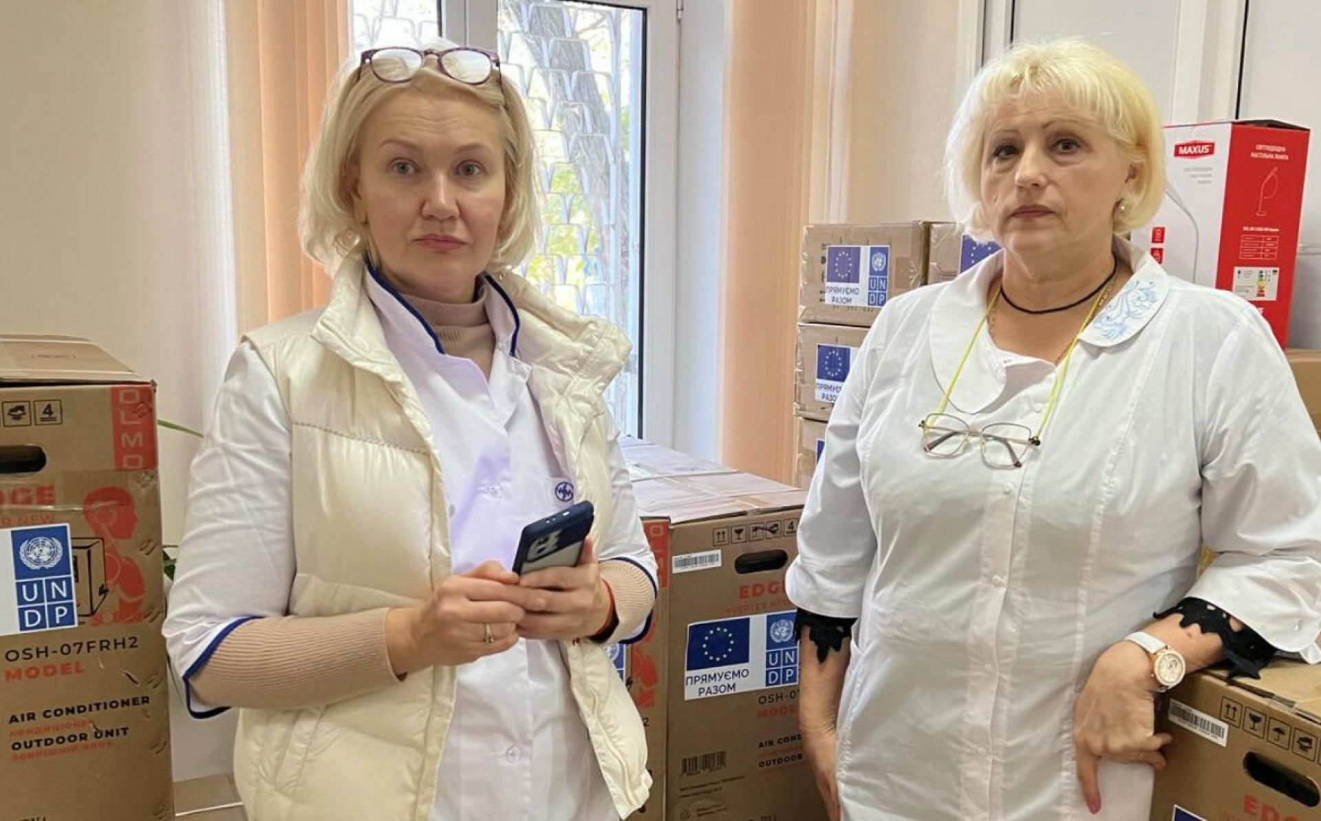 Ukraine: EU and UNDP hand over energy equipment to medical facilities in Mykolaiv&nbsp;