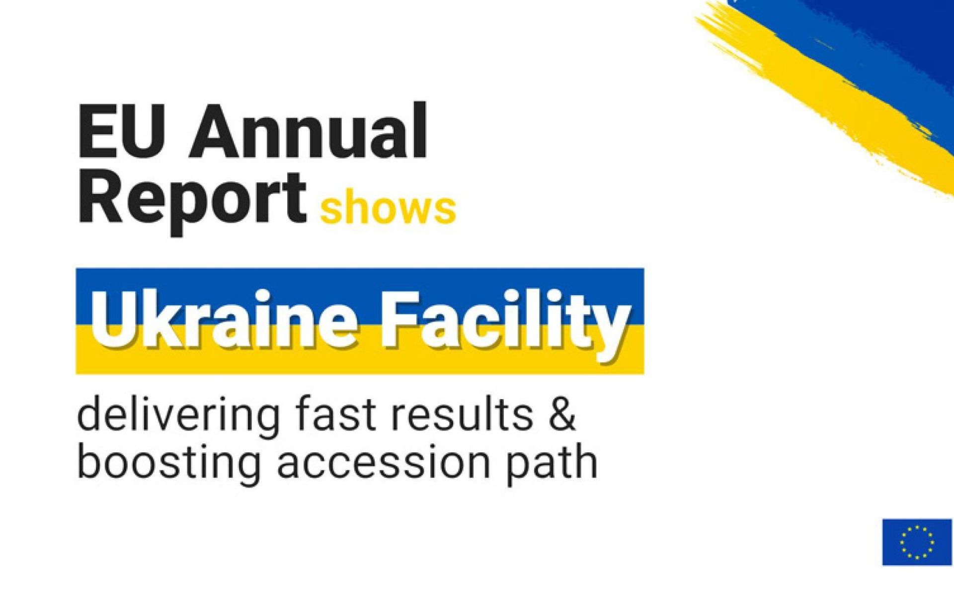 Щорічний звіт ЄС: Ukraine Facility демонструє успішні результати та наближає Україну до Євросоюзу