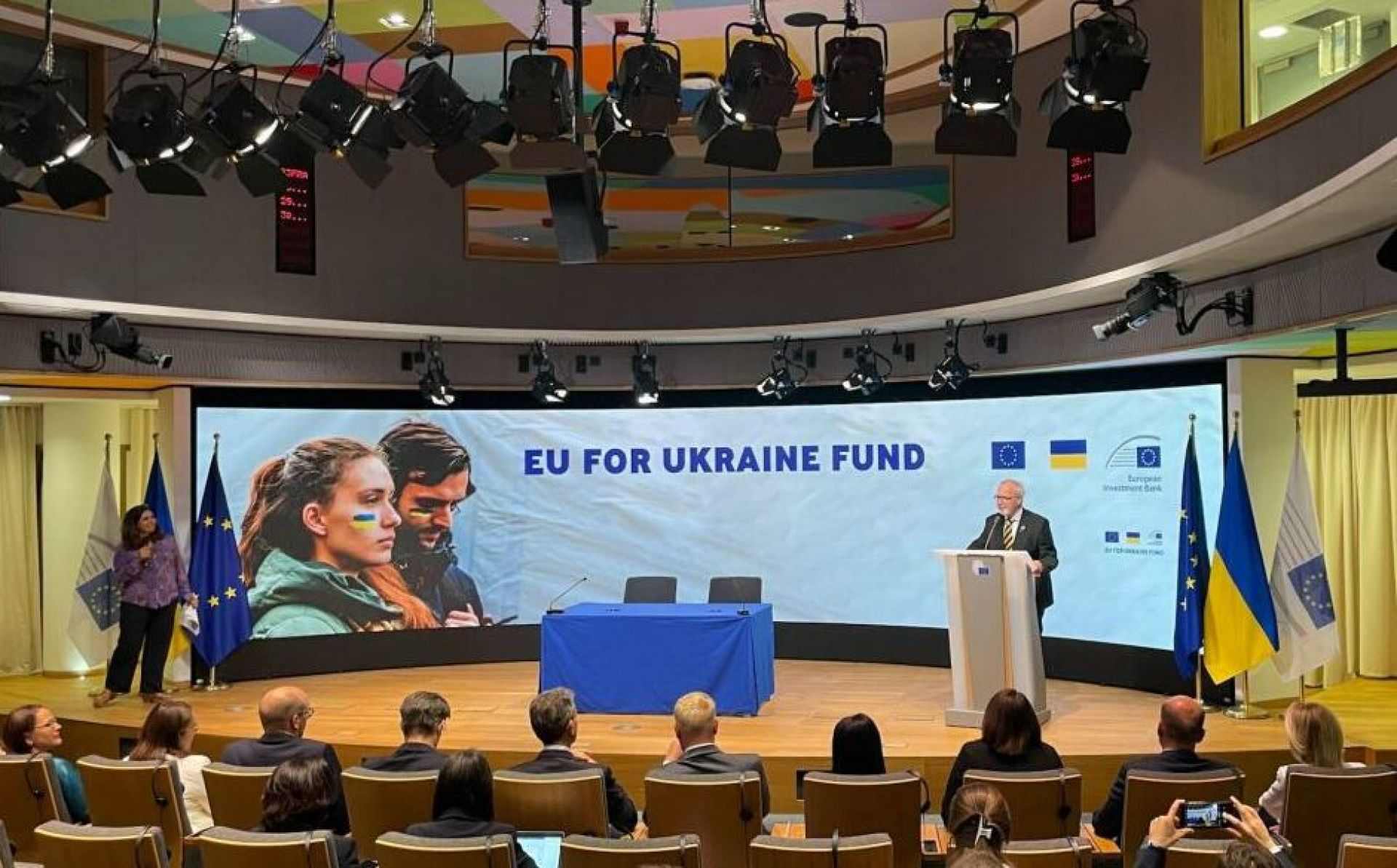 EU Member States pledge over €400 million to the EIB’s Fund supporting Ukraine