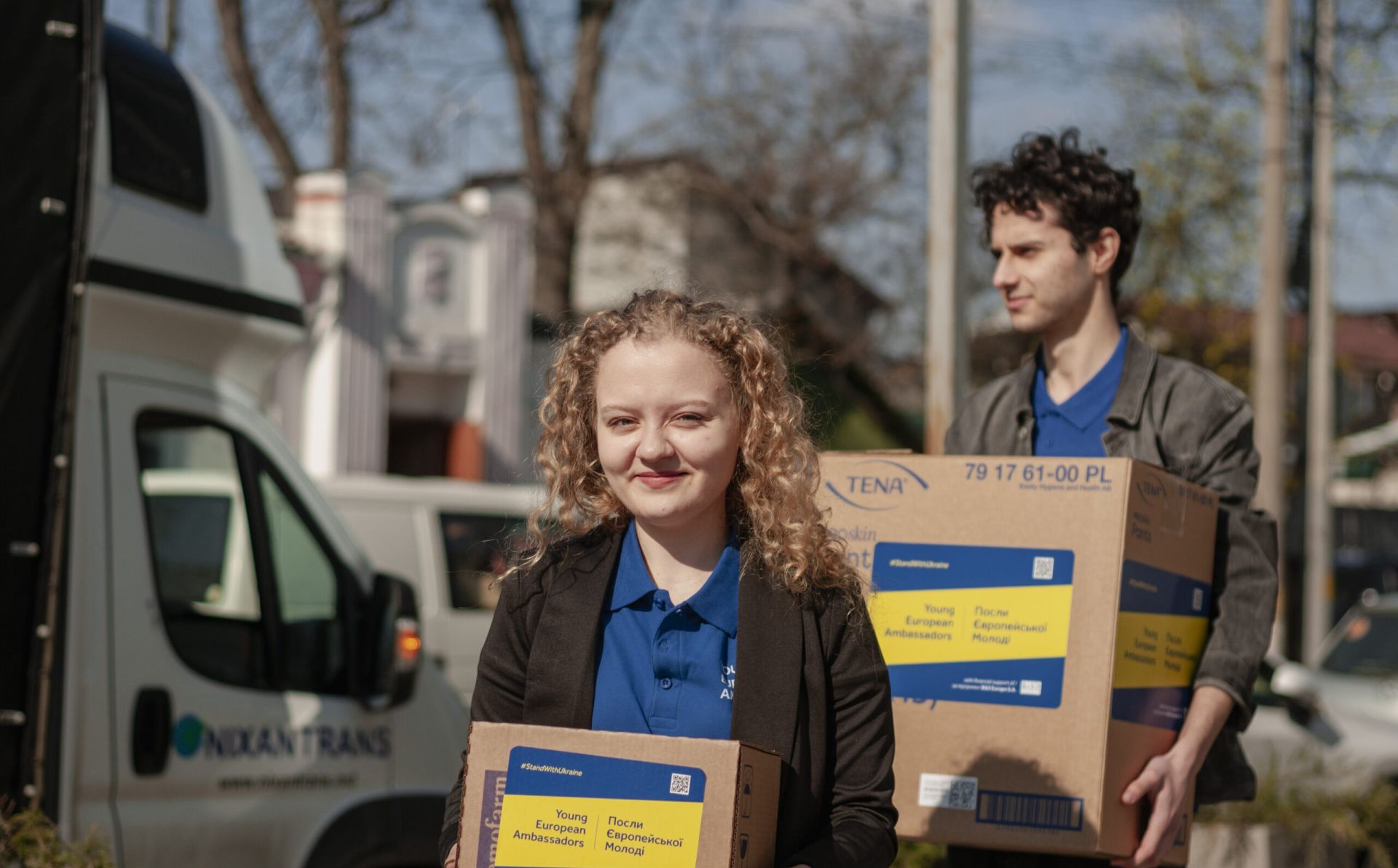 Proiecte care unesc: Tineri Ambasadori Europeni din Moldova au trimis un lot de ajutor umanitar spre Cernihiv
