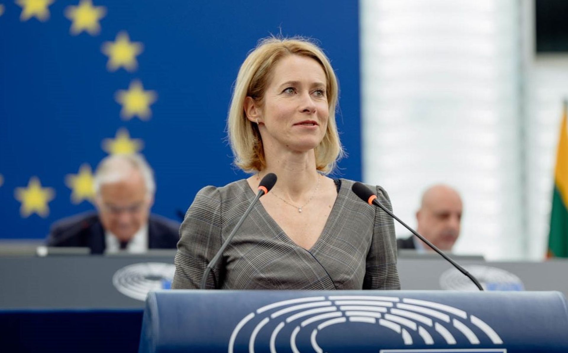 Kaja Kallas: ‘Putin’s justification for his war on Ukraine is steeped in lies’