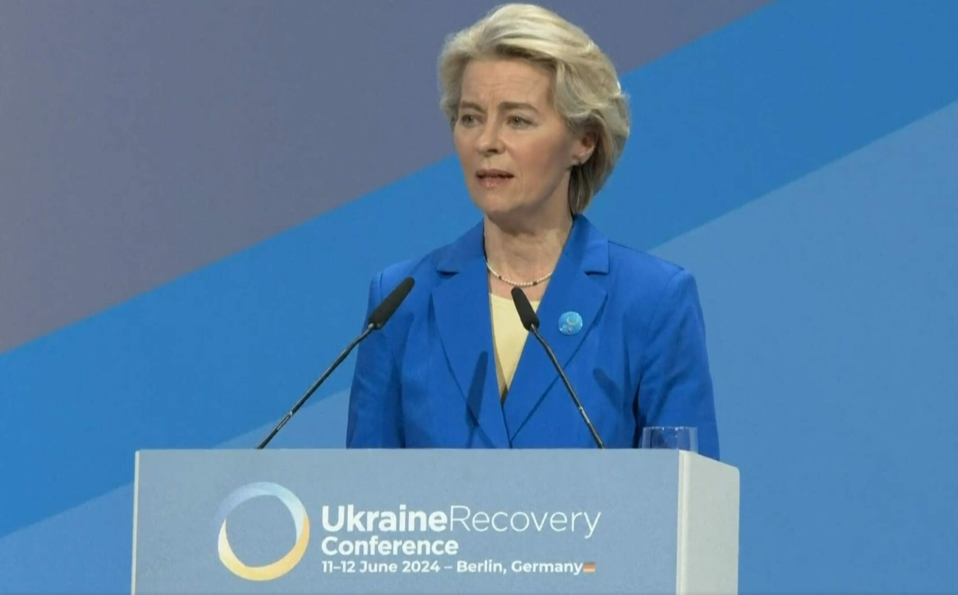 Голова Єврокомісії на конференції з відновлення України: «ЄС має розпочати переговори про вступ України до кінця червня»