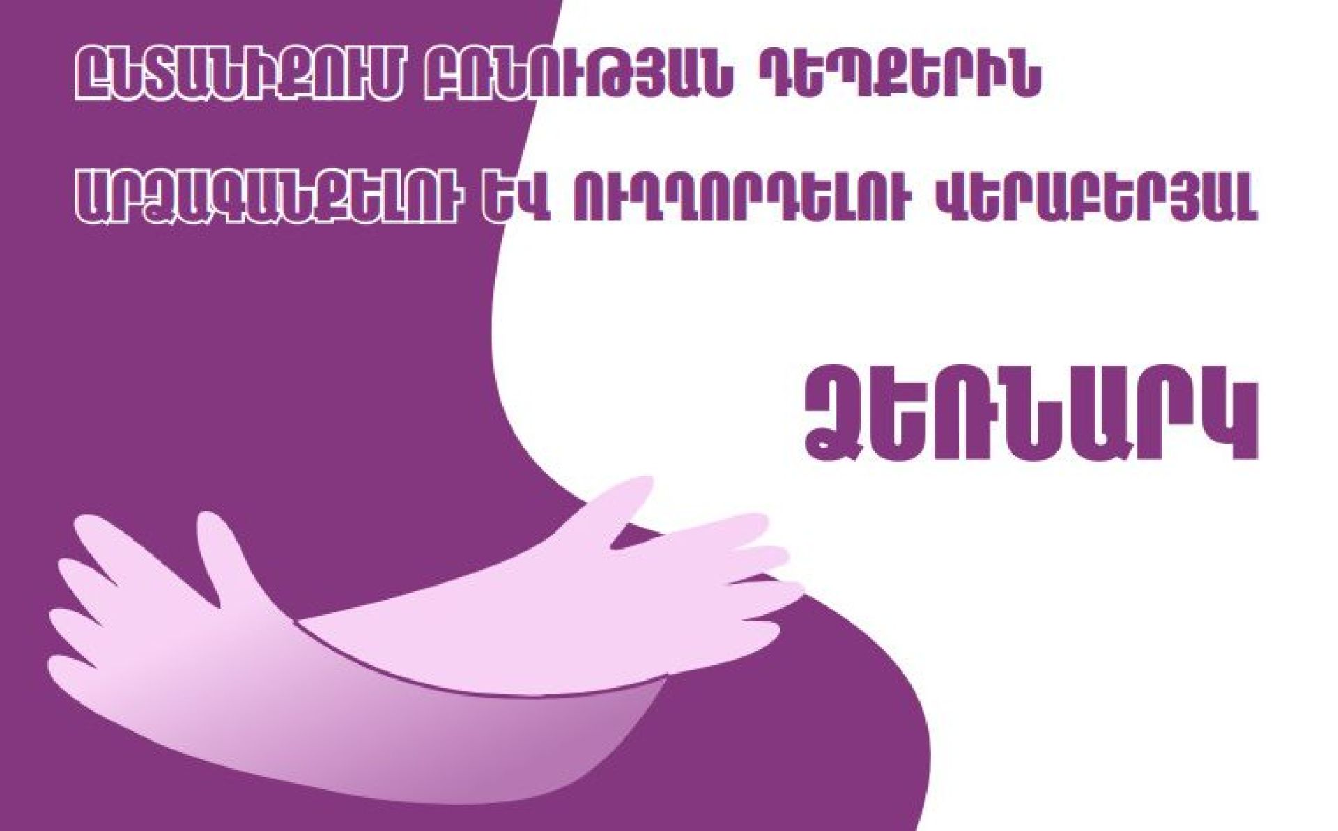 Ձեռնարկ ուսումնական հաստատությունների, մանկավարժների, հոգեբանների և սոցիալական աշխատողների համար․ «Ընտանիքում բռնության դեպքերին արձագանքելու և ուղղորդելու վերաբերյալ»
