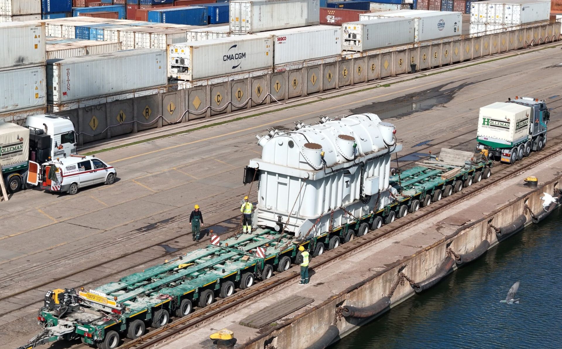EU Civil Protection Mechanism delivers powerful transformer to Ukraine