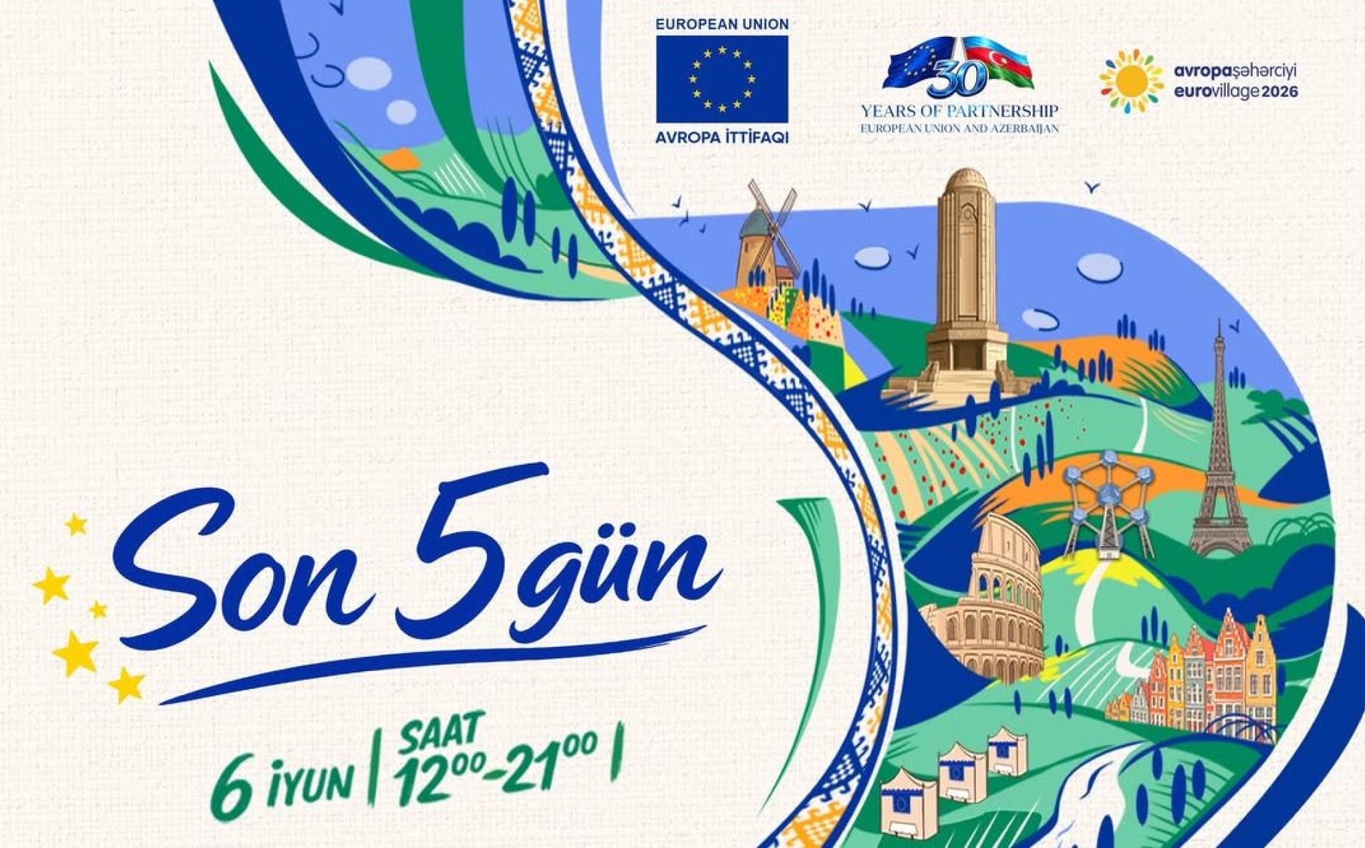 Azərbaycan: İyunun 6-da “Avropa şəhərciyi” bütün rəngləri ilə Gəncəyə gəlir