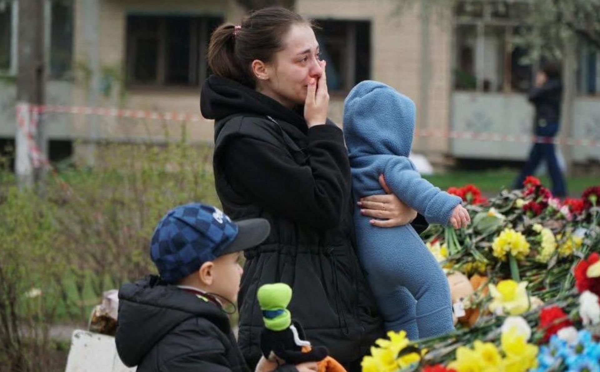 ‘Ukrainian children have the right to play on playgrounds in peace’, EU Ambassador says after Russian attack on Kryvyi Rih