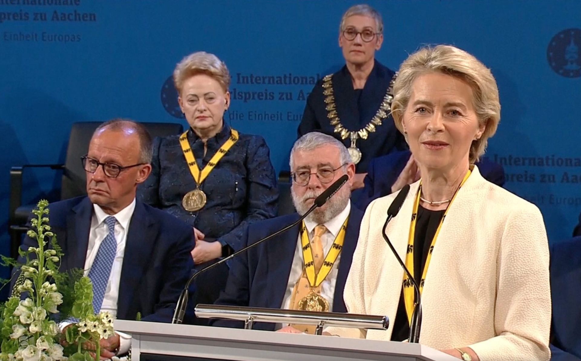 Ursula von der Leyen receives Charlemagne Prize: ‘Europe from the Western Balkans to Ukraine and Moldova’