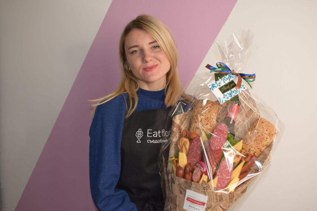 Edible bouquets in Ukraine: how EU4Youth helped Anna Movchan establish an innovative business